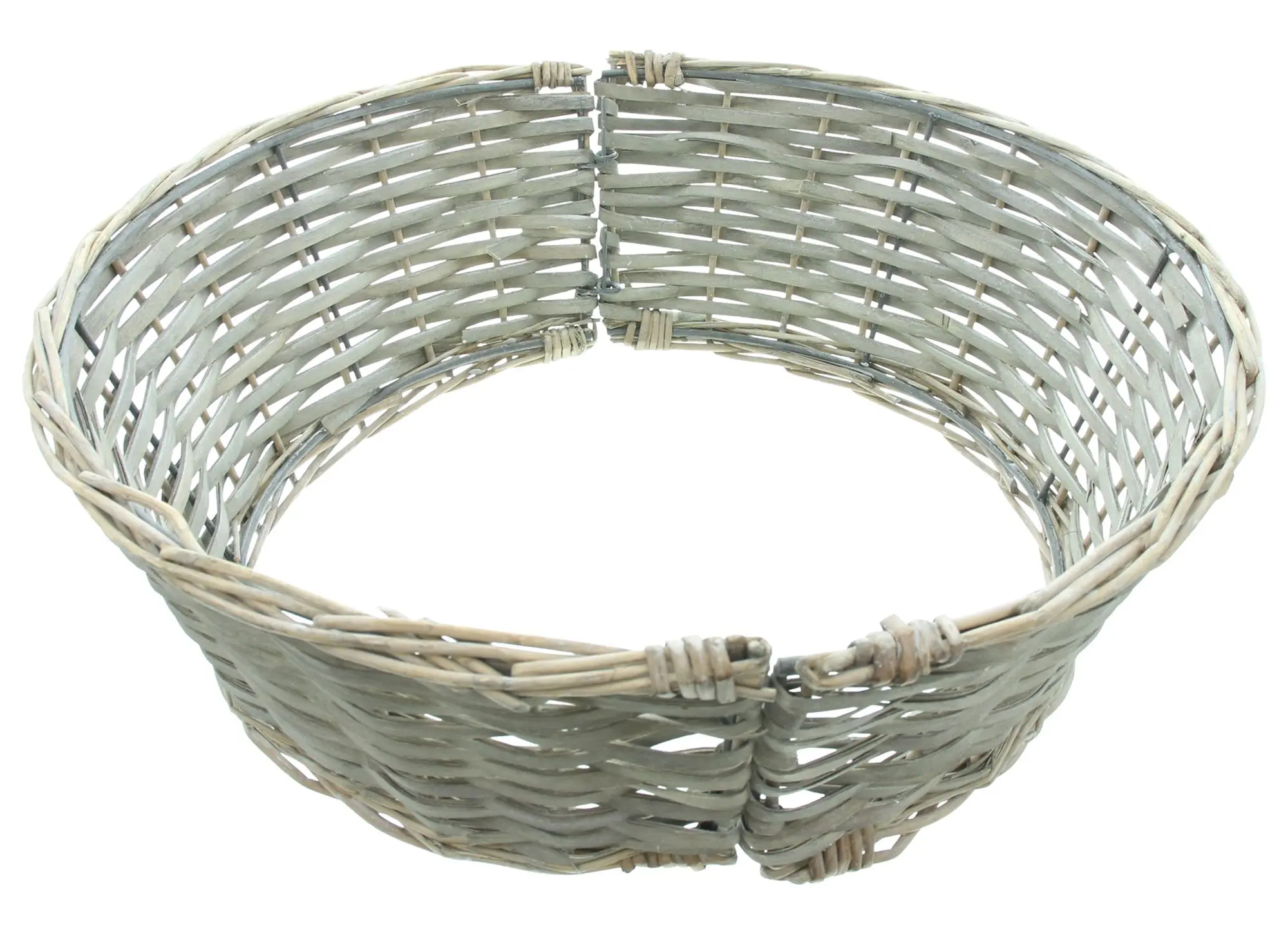 Weihnachtsbaumring "Grey" im Frank Flechtwaren Online Shop für Baumschmuck kaufen Weihnachtsbaumring "Grey" im Frank Flechtwaren Online Shop für Baumschmuck kaufen