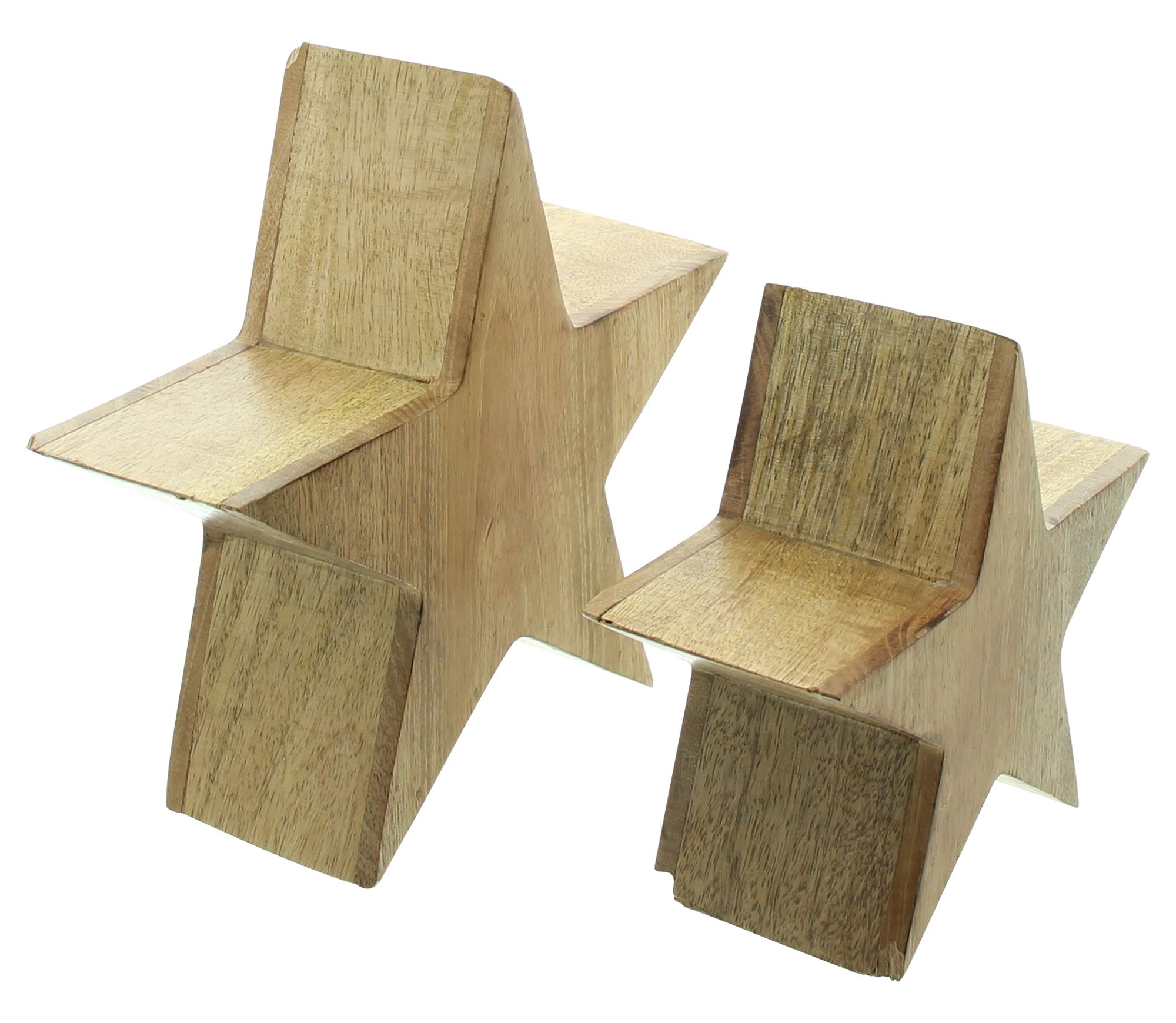 Stern "Mangoholz", 2er Set im Frank Flechtwaren Online Shop für Weihnachten kaufen Stern "Mangoholz", 2er Set im Frank Flechtwaren Online Shop für Weihnachten kaufen