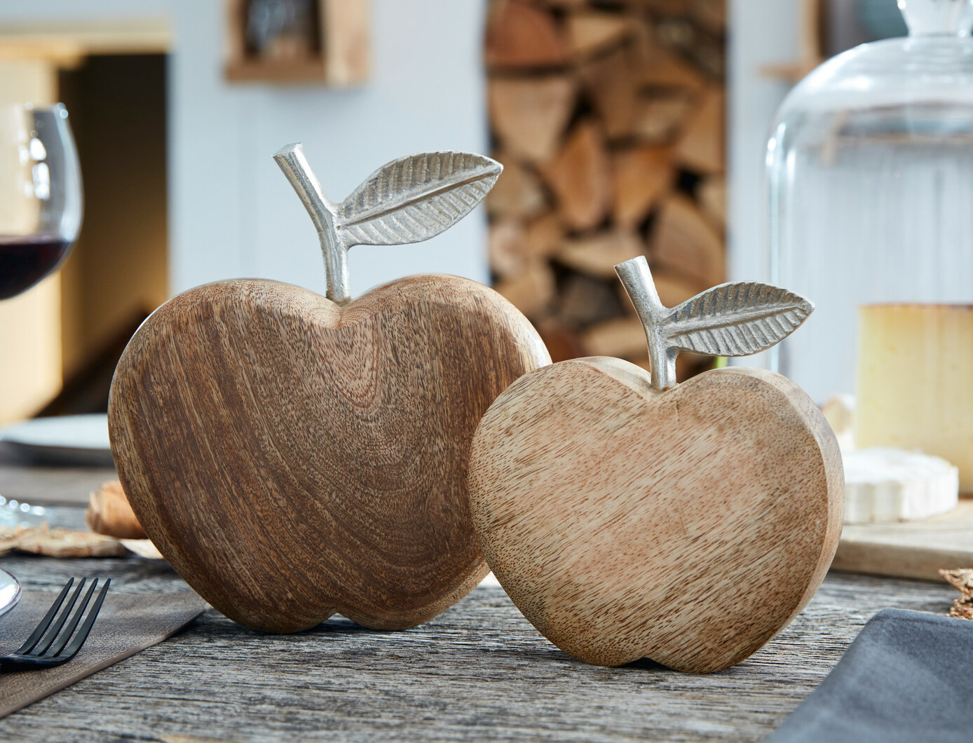 Apfel "Mangoholz", 2er Set  im Frank Flechtwaren Online Shop kaufen