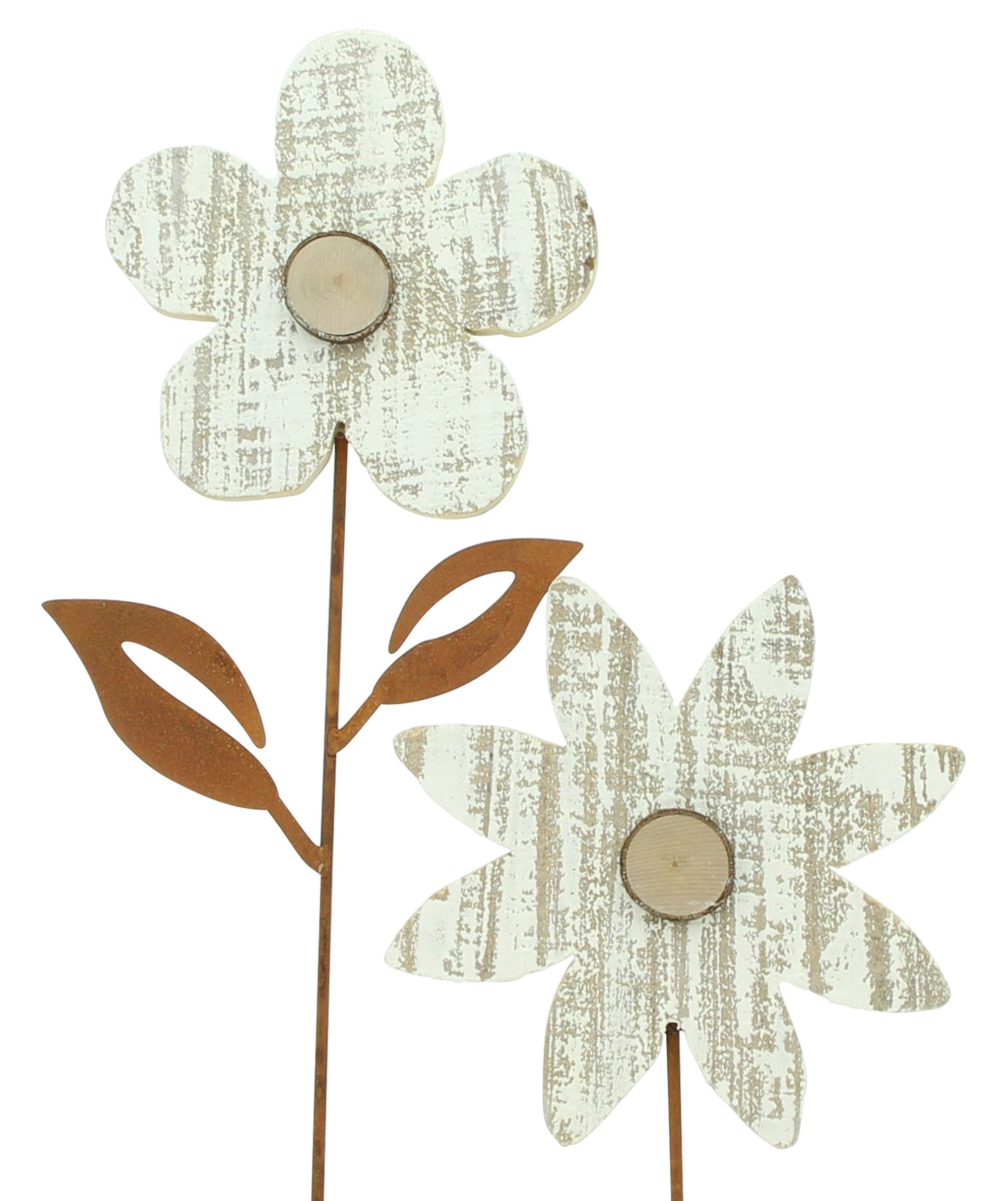 Gartenstecker "Blume", 2er Set  im Frank Flechtwaren Online Shop für Ostern kaufen
