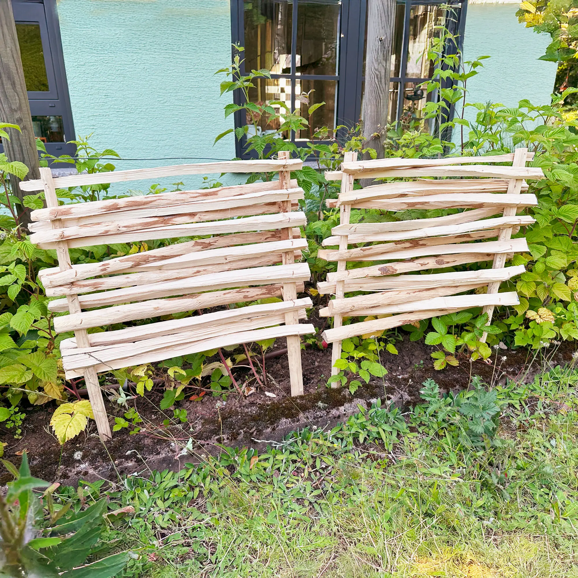 Beetbegrenzung "Haselnuss", 50 x 40 cm  im Frank Flechtwaren Online Shop für Beetbegrenzung &amp; Zäune kaufen
