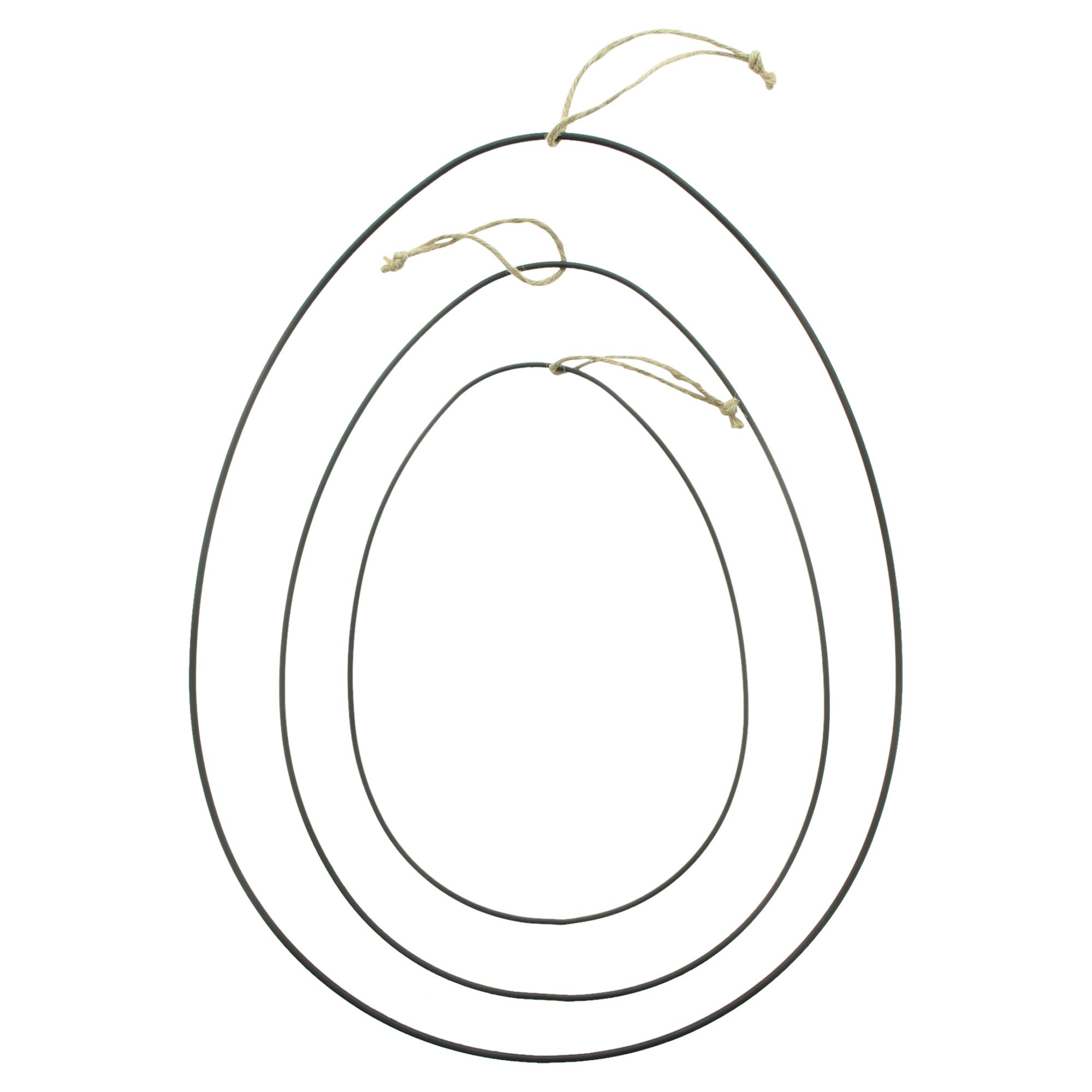 Dekoring "Ei", 3er Set  im Frank Flechtwaren Online Shop kaufen