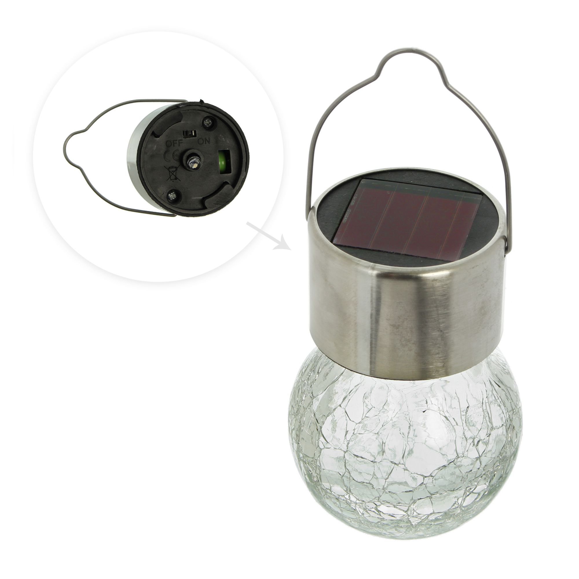 Solar-LED "Kristall", 4er Set im Frank Flechtwaren Online Shop für Gartenbeleuchtung kaufen Solar-LED "Kristall", 4er Set im Frank Flechtwaren Online Shop für Gartenbeleuchtung kaufen