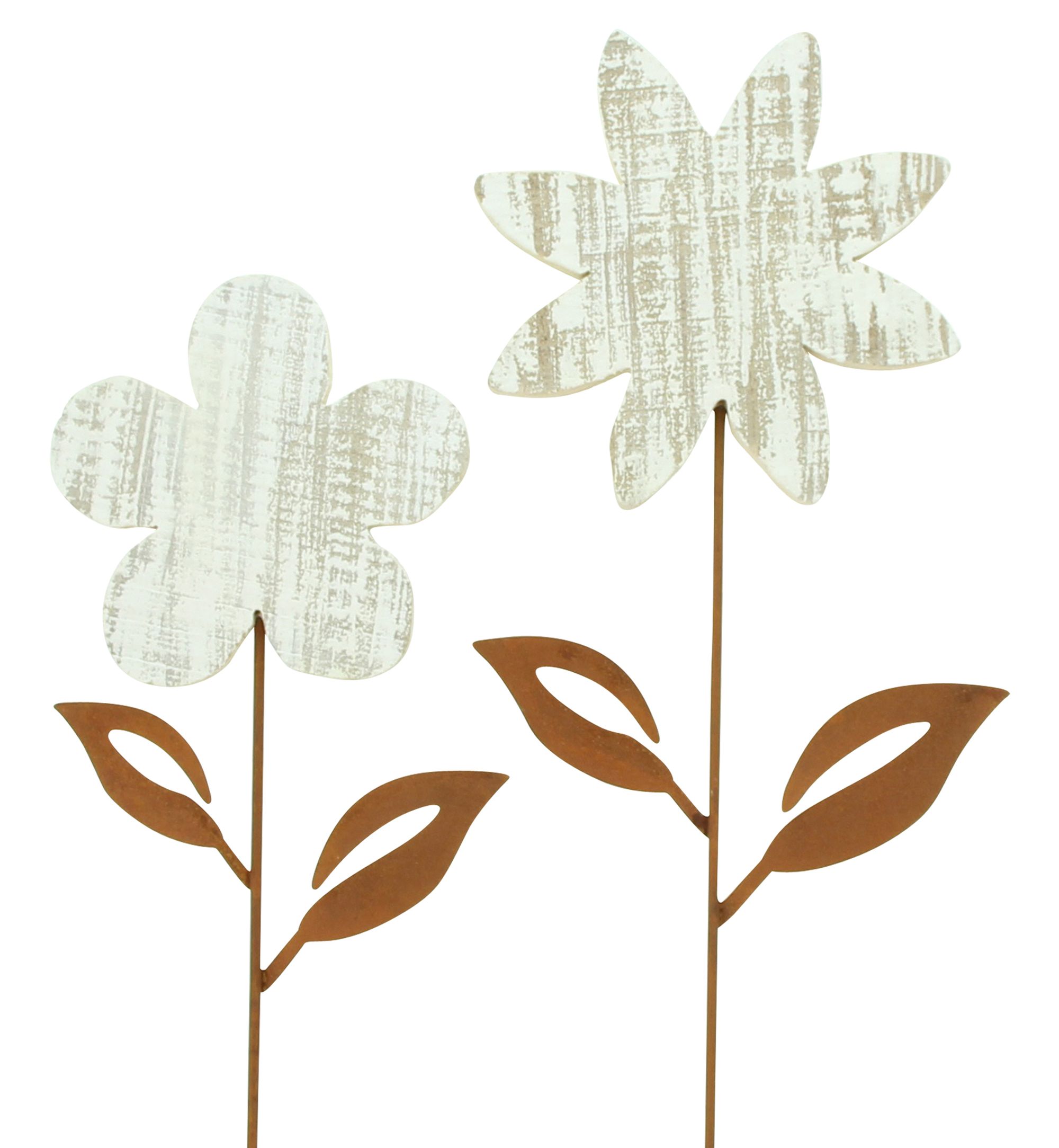 Gartenstecker "Blume", 2er Set  im Frank Flechtwaren Online Shop für Ostern kaufen