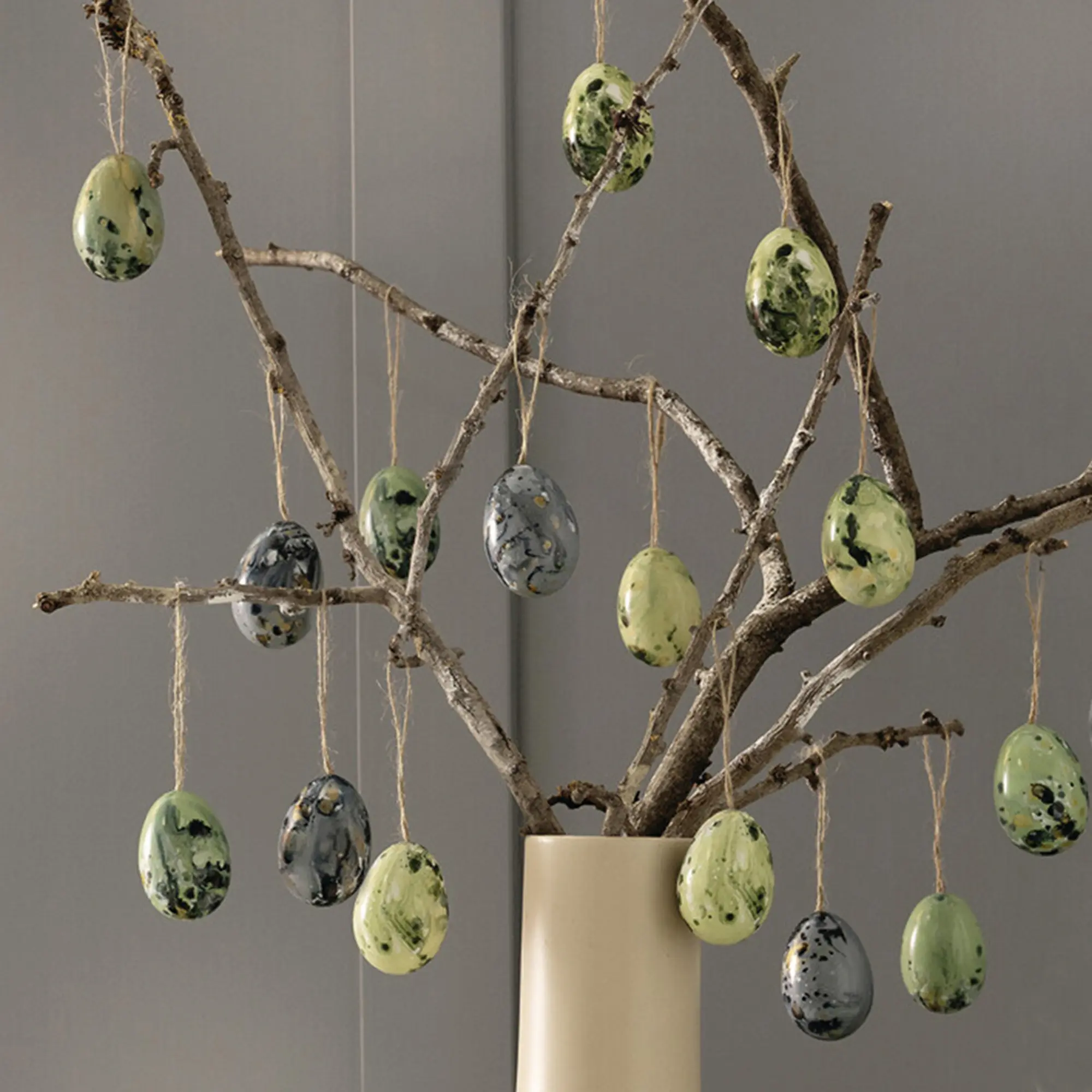 Hänger "Ostereier", 18er Set  im Frank Flechtwaren Online Shop für Ostern kaufen