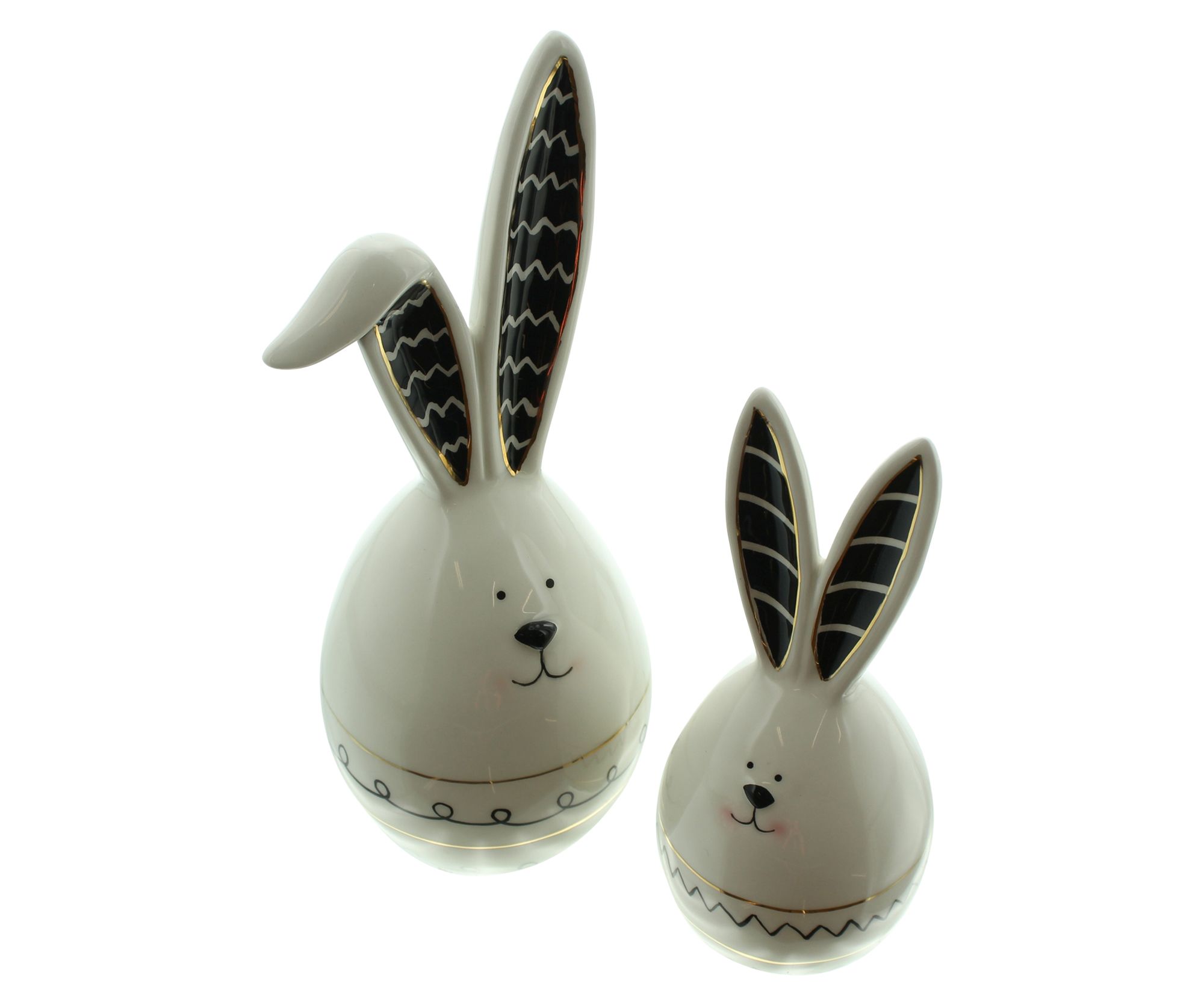 Hase "Style", 2er Set  im Frank Flechtwaren Online Shop für Ostern kaufen