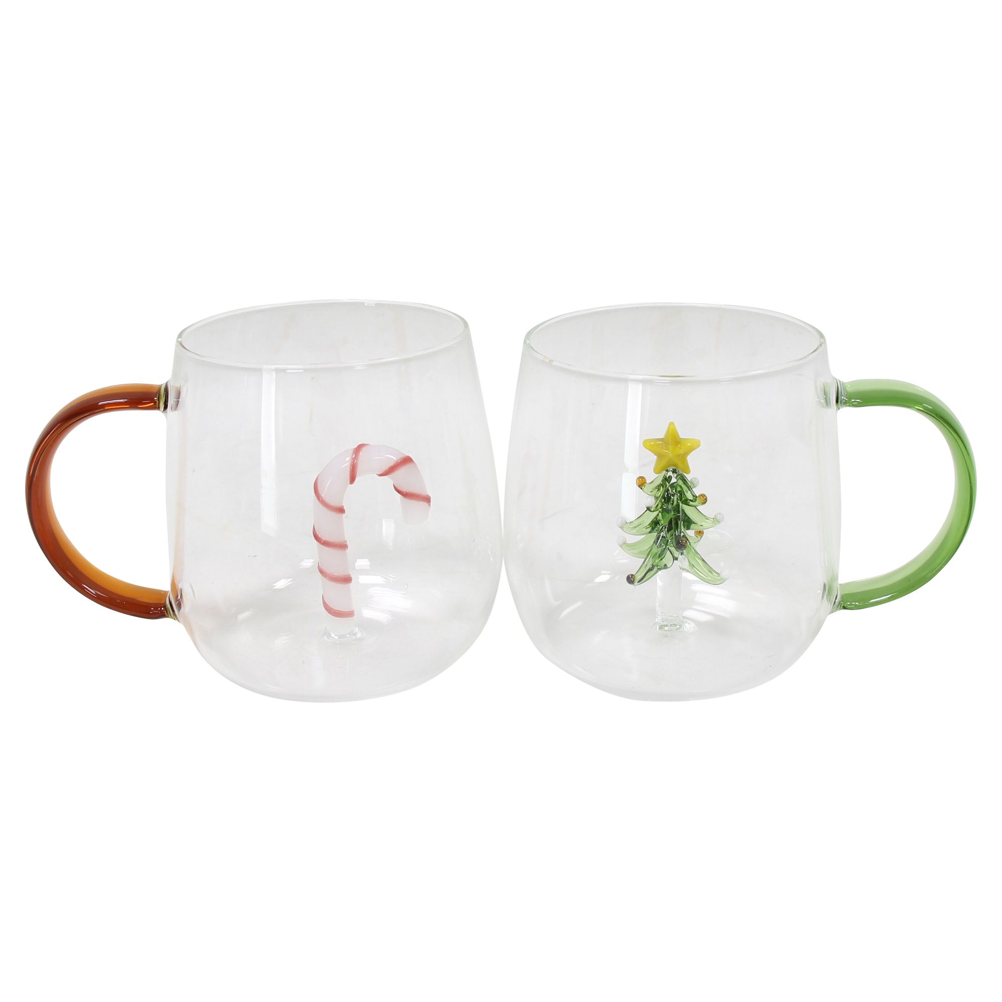 Tasse "Weihnachten", 2er Set  im Frank Flechtwaren Online Shop für Weihnachtliche Dekofiguren kaufen