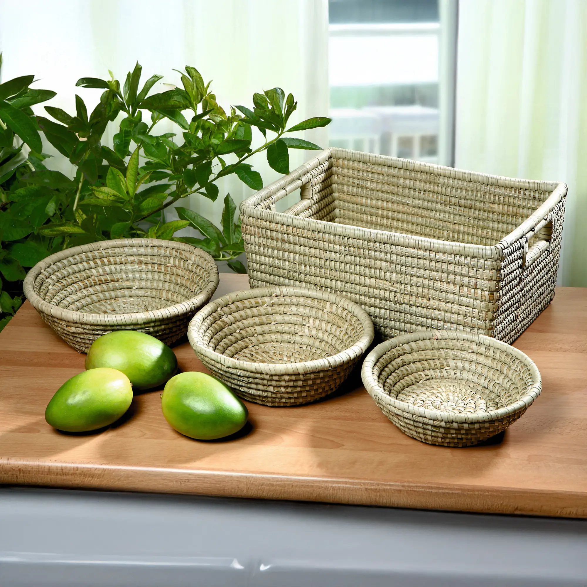 Schale "Natur", 3er Set  im Frank Flechtwaren Online Shop kaufen