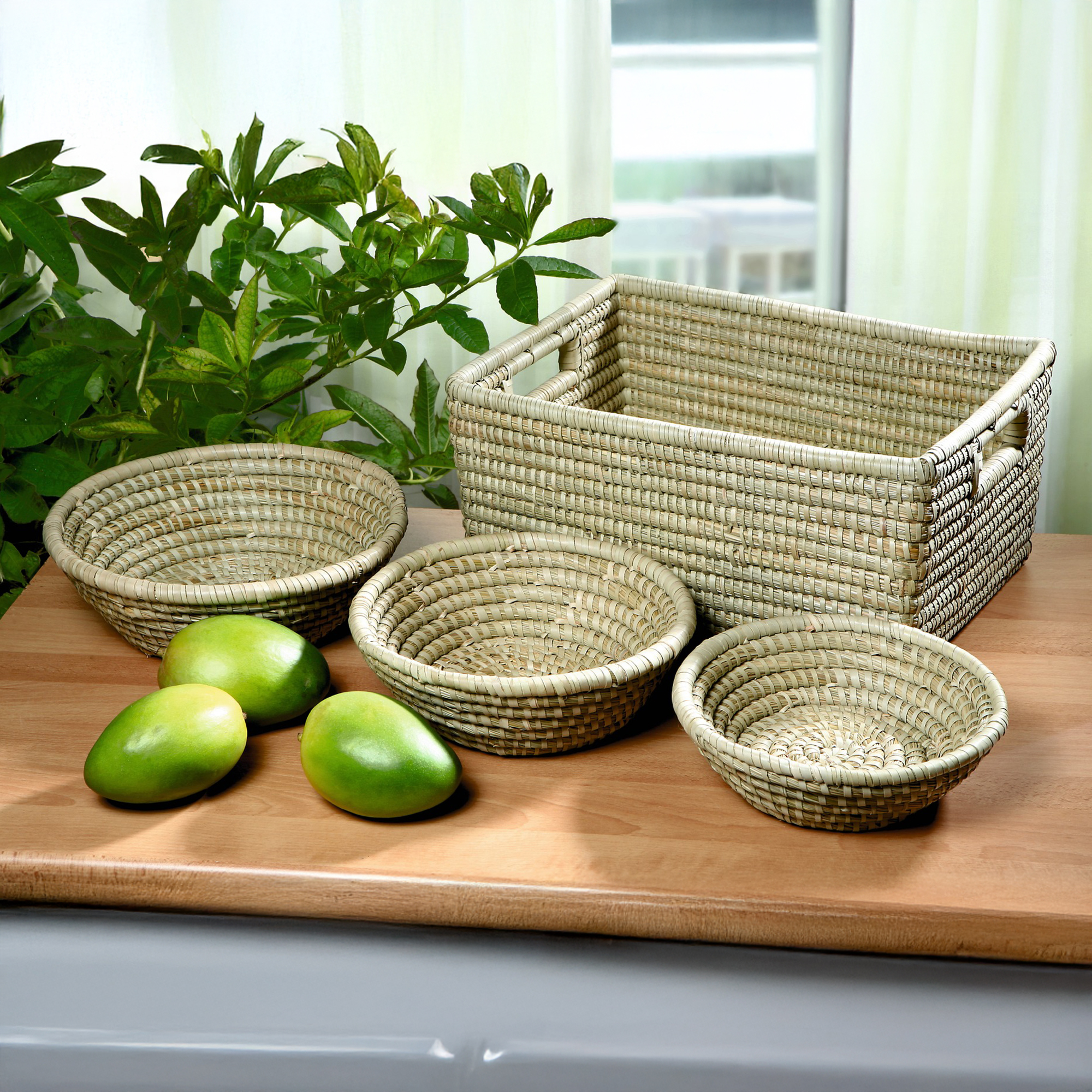 Schale "Natur", 3er Set  im Frank Flechtwaren Online Shop kaufen