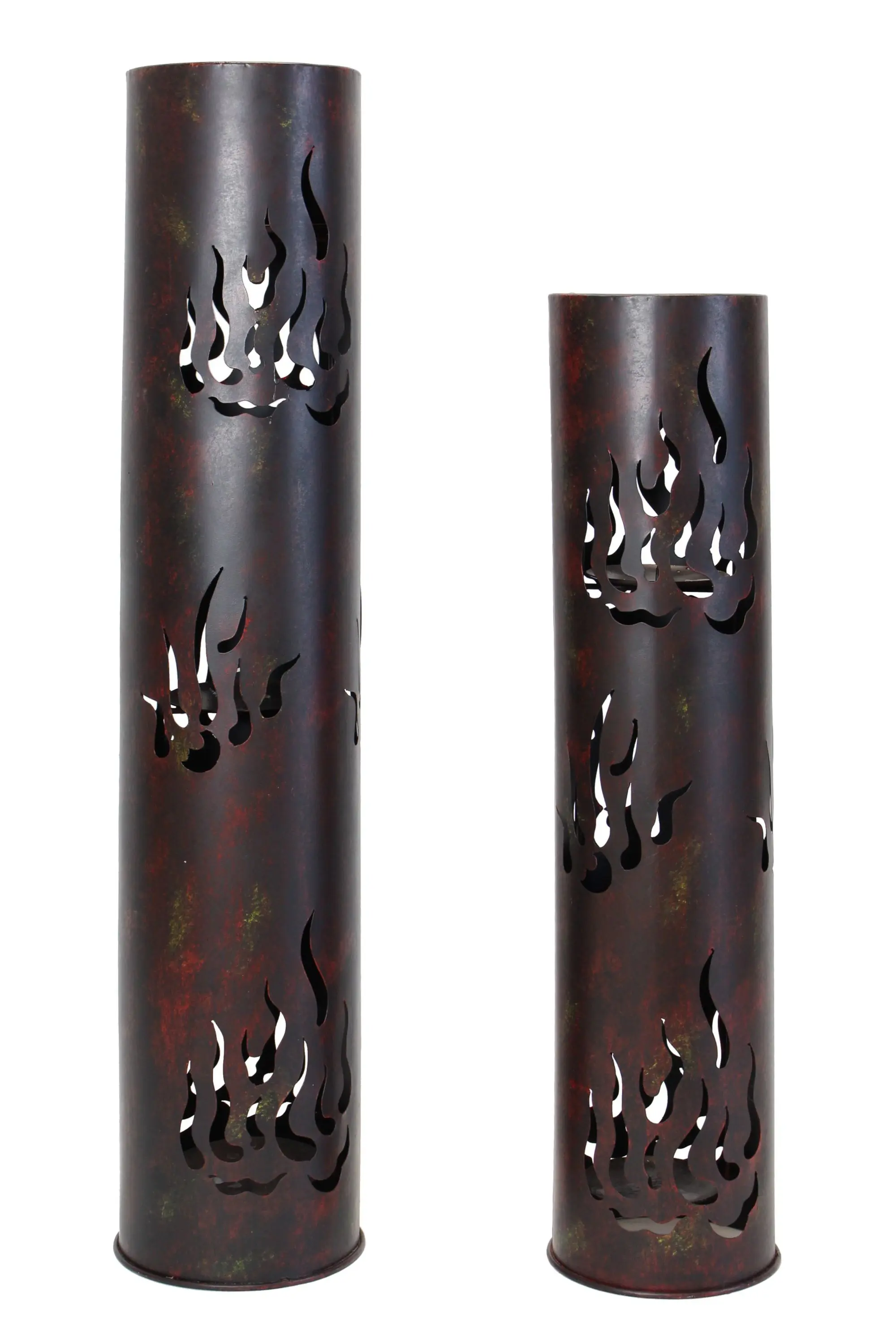 Windlicht-Säule "Flammen", 2er Set im Frank Flechtwaren Online Shop für Ostern kaufen Windlicht-Säule "Flammen", 2er Set im Frank Flechtwaren Online Shop für Ostern kaufen