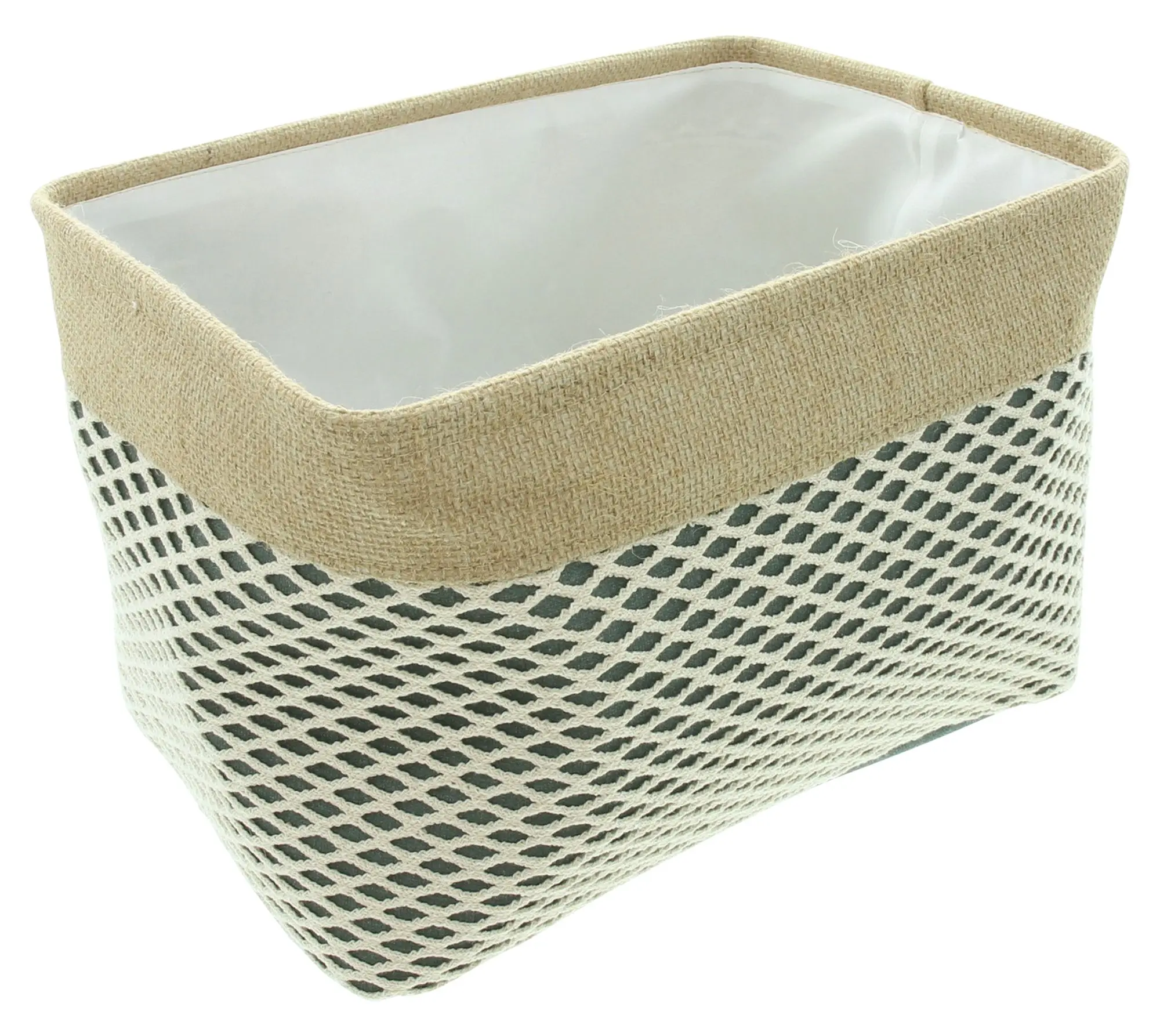 Stoffkorb "Home", klein  im Frank Flechtwaren Online Shop für Badezimmer kaufen