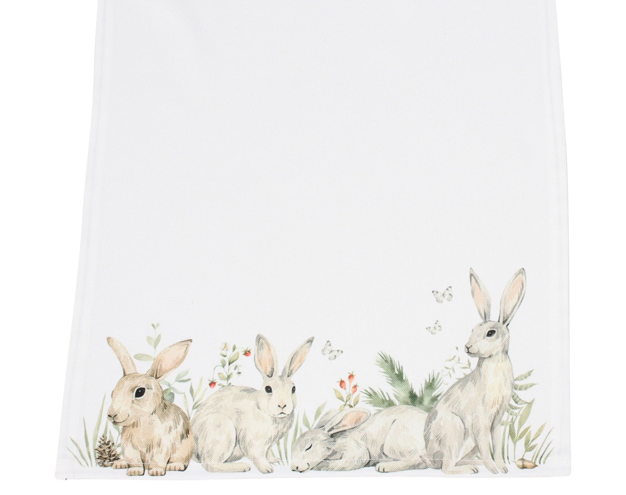 Tischläufer "Hasenhorde"  im Frank Flechtwaren Online Shop für Ostern kaufen