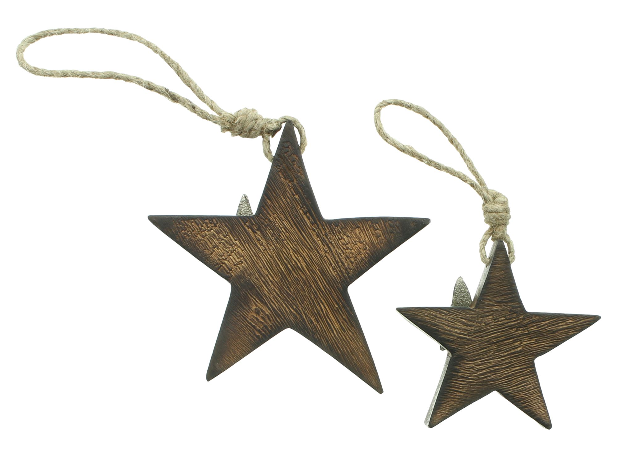 Hänger "Silberstern", 3er Set im Frank Flechtwaren Online Shop für Weihnachten kaufen Hänger "Silberstern", 3er Set im Frank Flechtwaren Online Shop für Weihnachten kaufen