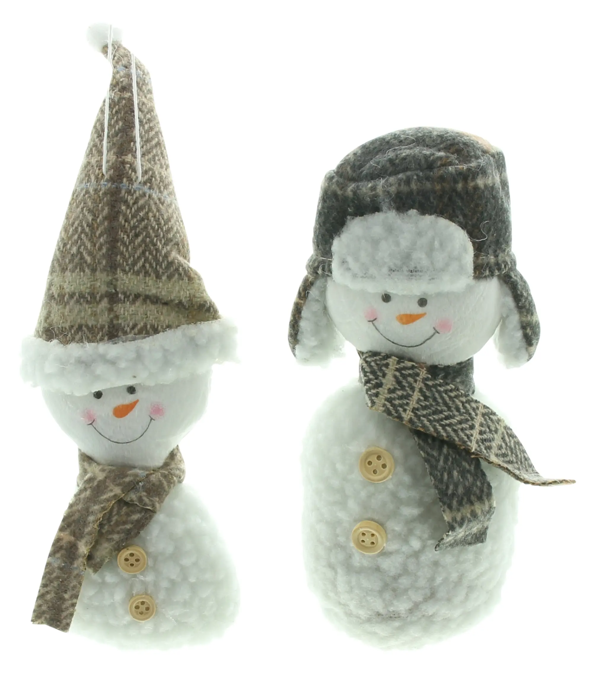 Schneemann "Mütze &amp; Schal", 2er Set  im Frank Flechtwaren Online Shop kaufen