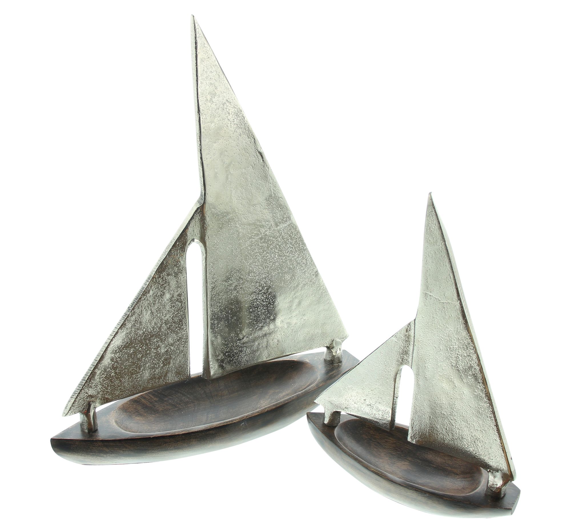 Metall-Schiff "Sailing", 2er Set im Frank Flechtwaren Online Shop für Gartenfiguren kaufen Metall-Schiff "Sailing", 2er Set im Frank Flechtwaren Online Shop für Gartenfiguren kaufen