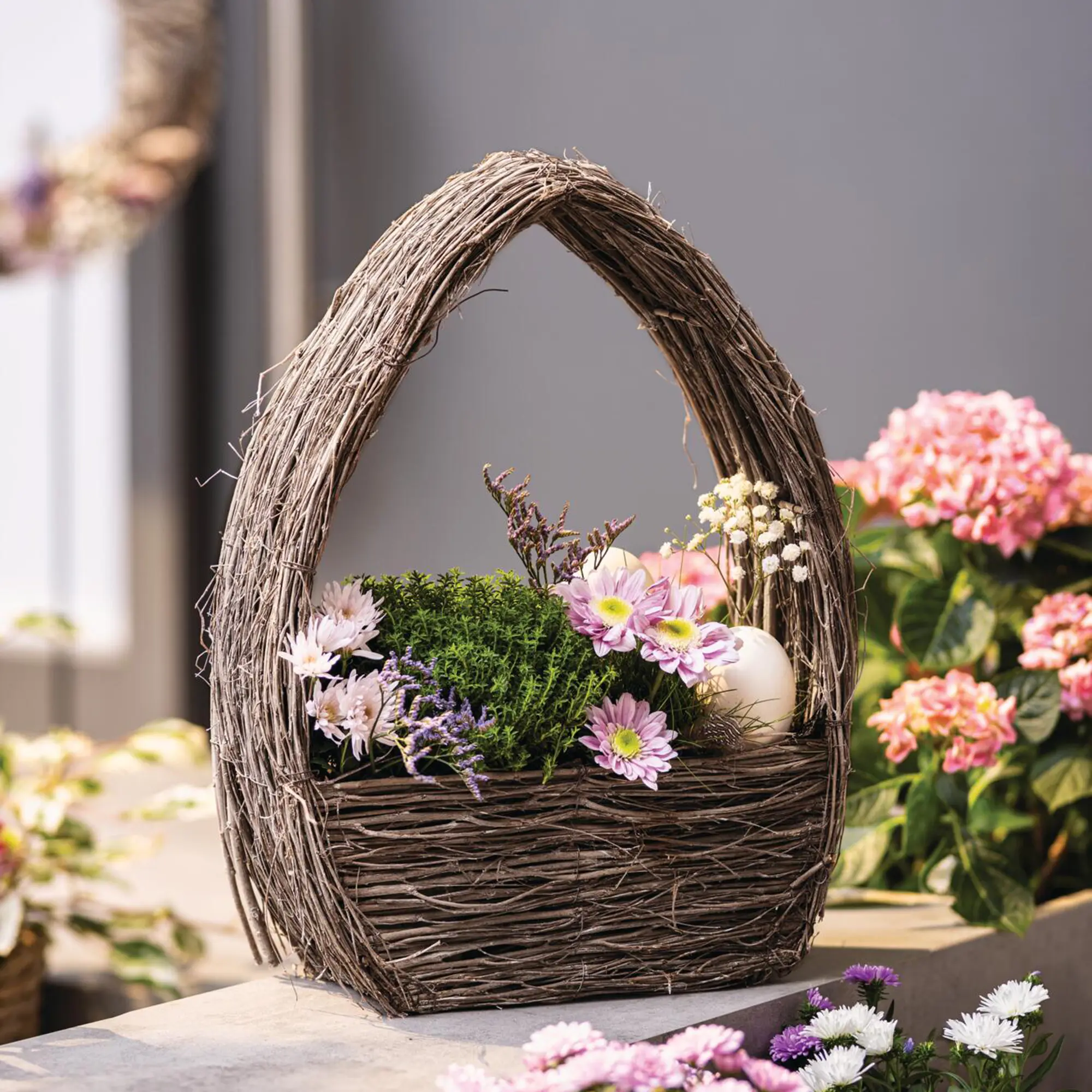 Pflanzer "Osterei"  im Frank Flechtwaren Online Shop kaufen