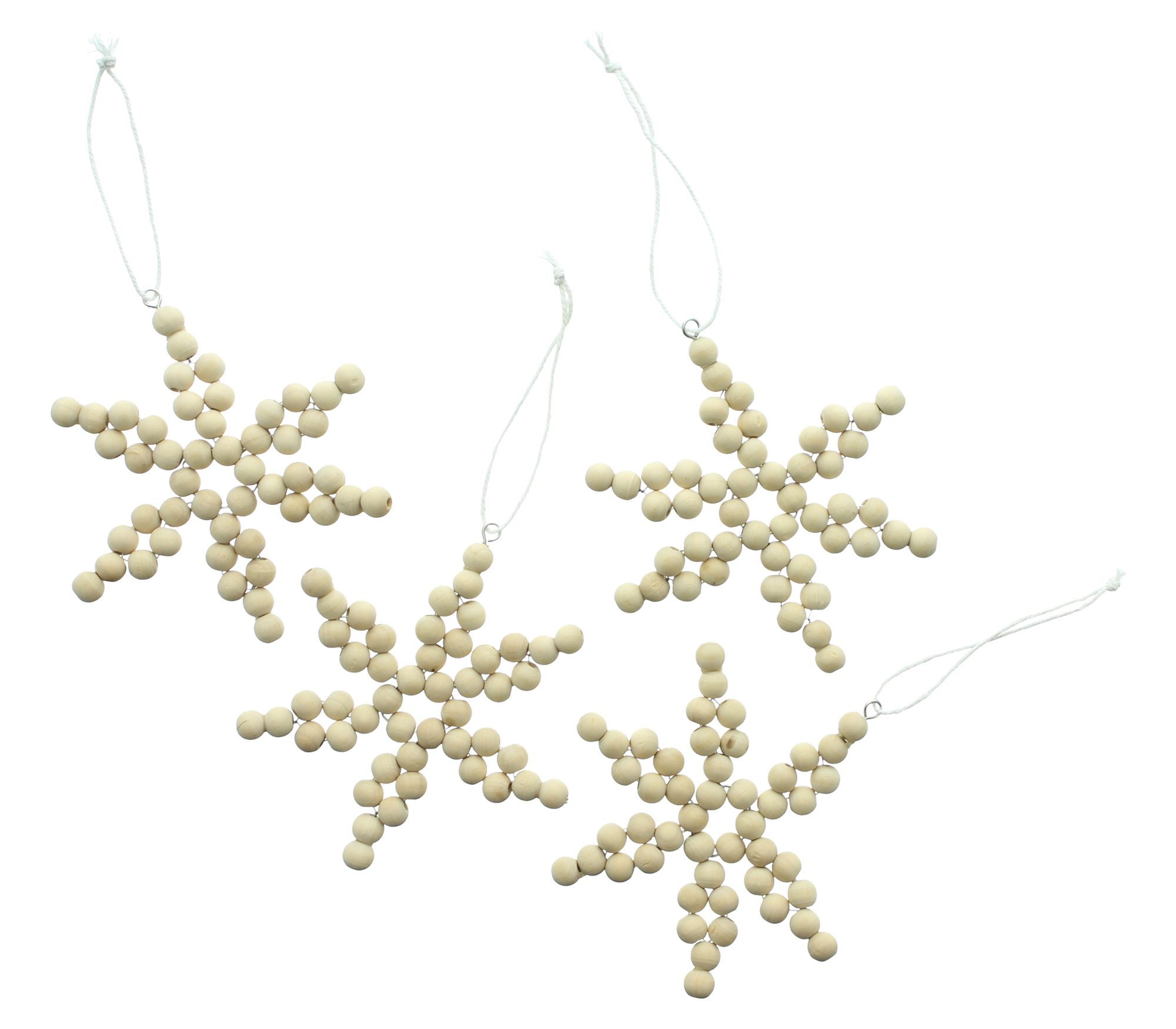 Sternhänger "Bohemian-Style", 4er Set  im Frank Flechtwaren Online Shop für Weihnachten kaufen