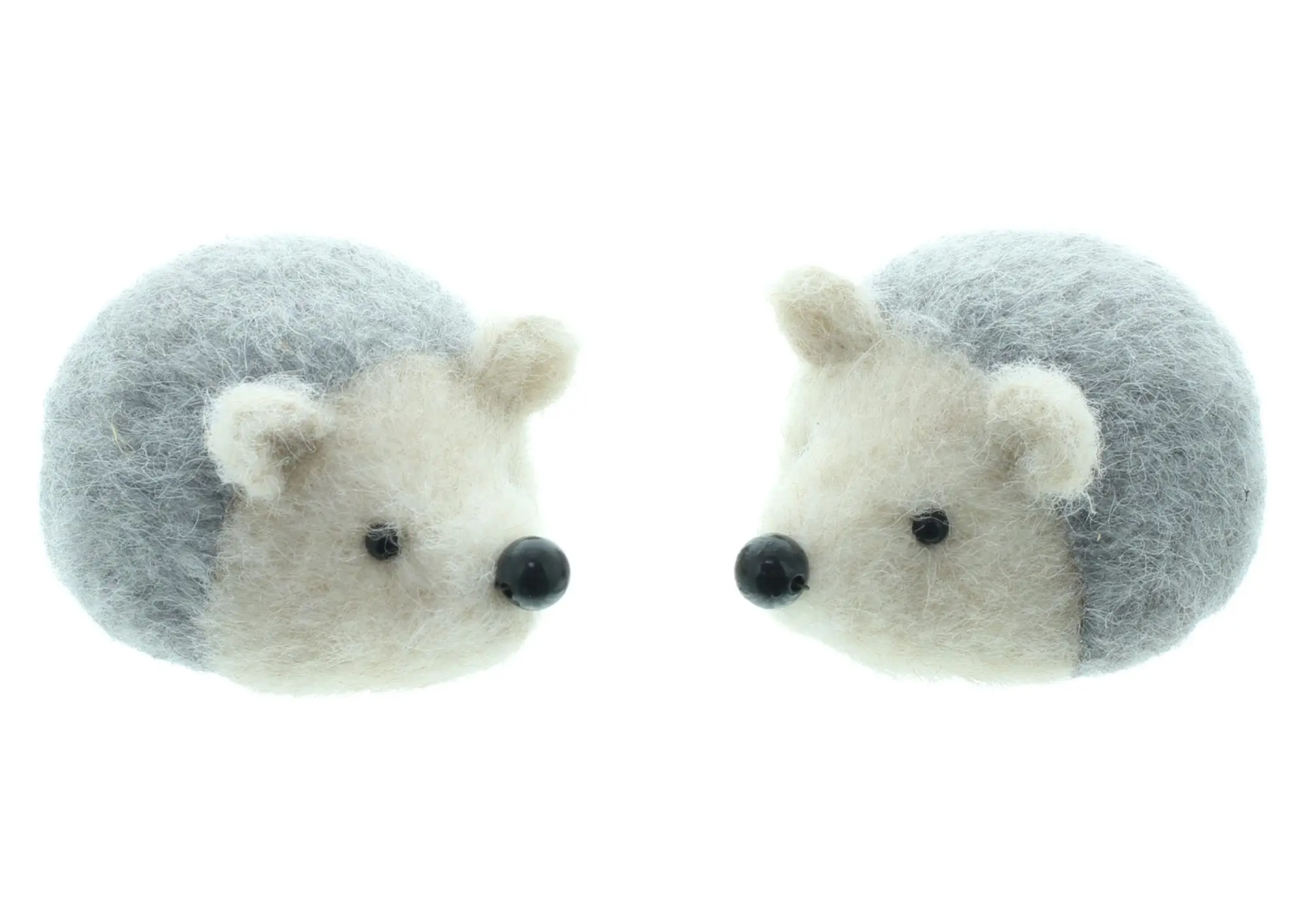 Deko-Igel "Jule &amp; Leo", 2er Set  im Frank Flechtwaren Online Shop für Herbstliche Dekofiguren kaufen