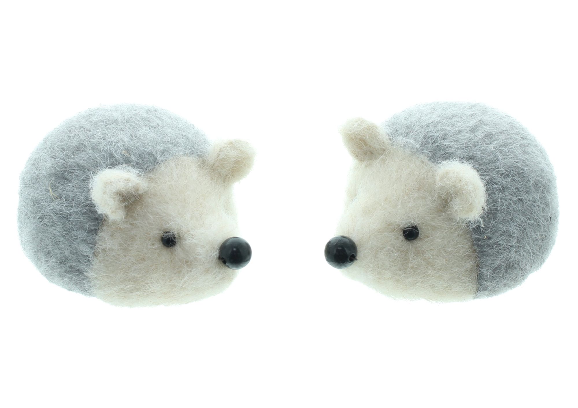 Deko-Igel "Jule &amp; Leo", 2er Set  im Frank Flechtwaren Online Shop für Herbstliche Dekofiguren kaufen