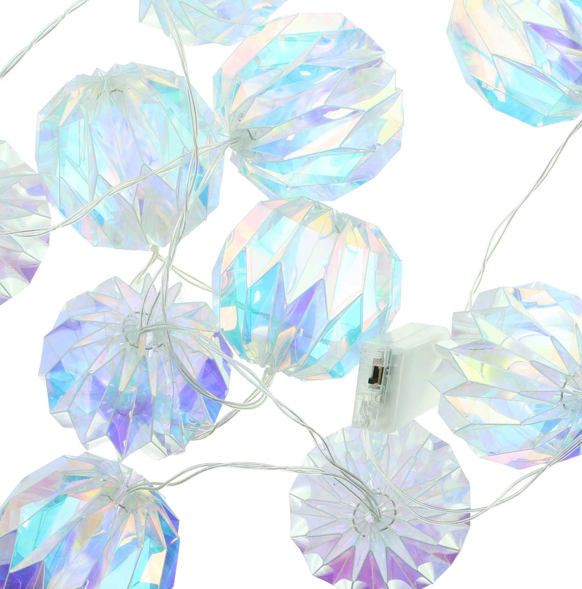 LED-Lichterkette "Rainbow-Balls"  im Frank Flechtwaren Online Shop für Weihnachten kaufen