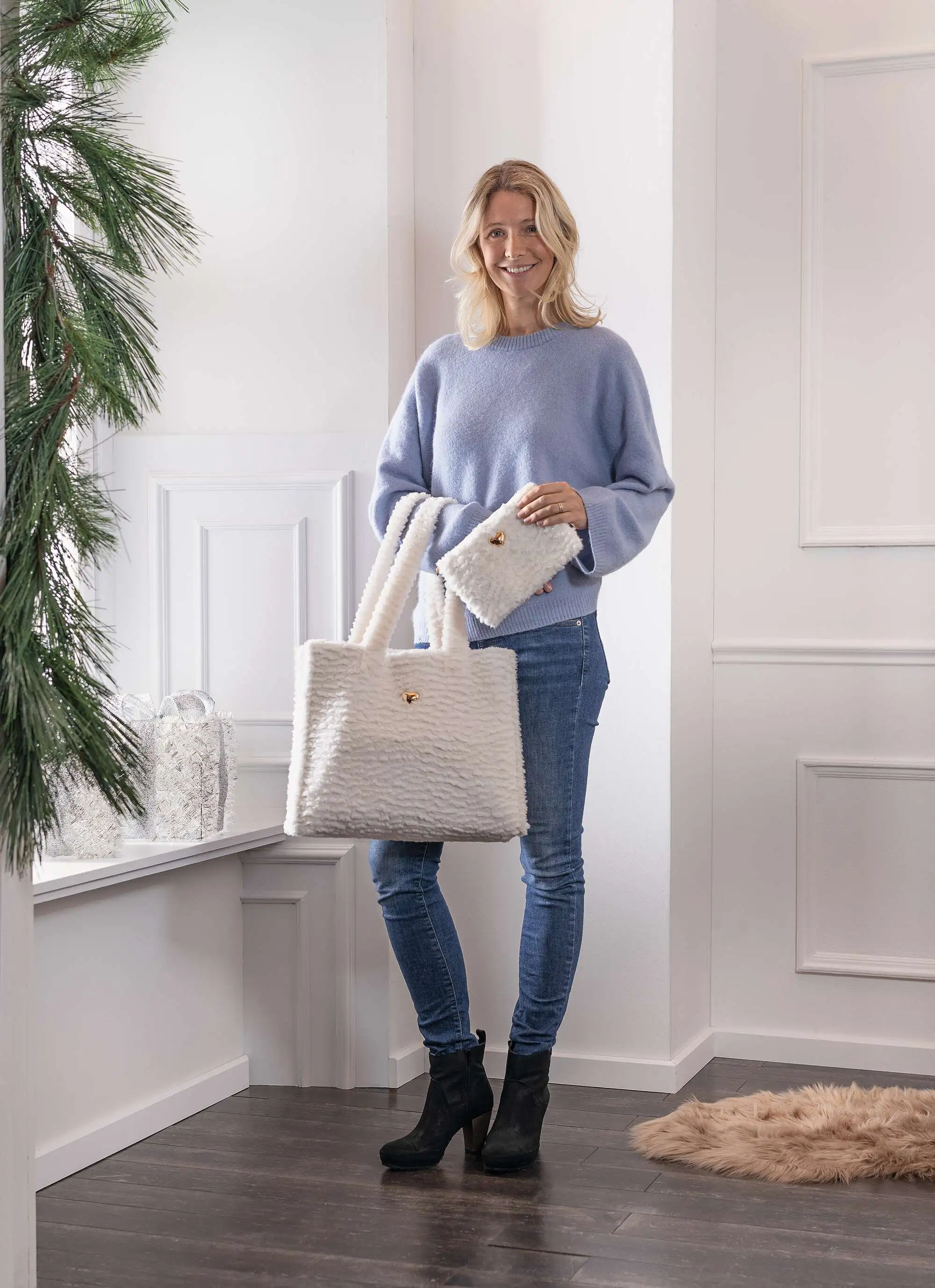 Accessoires "Cuddly Soft", 2er Set im Frank Flechtwaren Online Shop für Taschen kaufen Accessoires "Cuddly Soft", 2er Set im Frank Flechtwaren Online Shop für Taschen kaufen