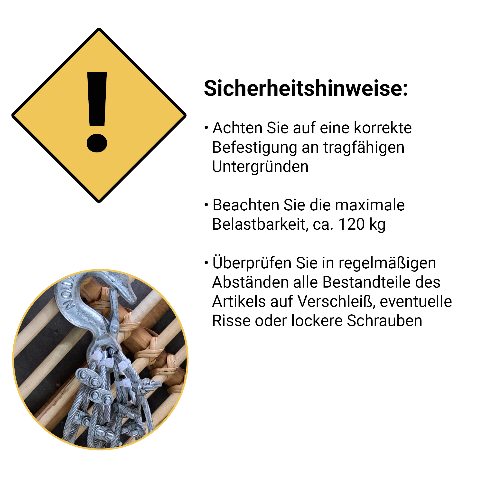 Korbhängesessel "Rattan"  im Frank Flechtwaren Online Shop für Hängematten &amp; Hängesessel kaufen