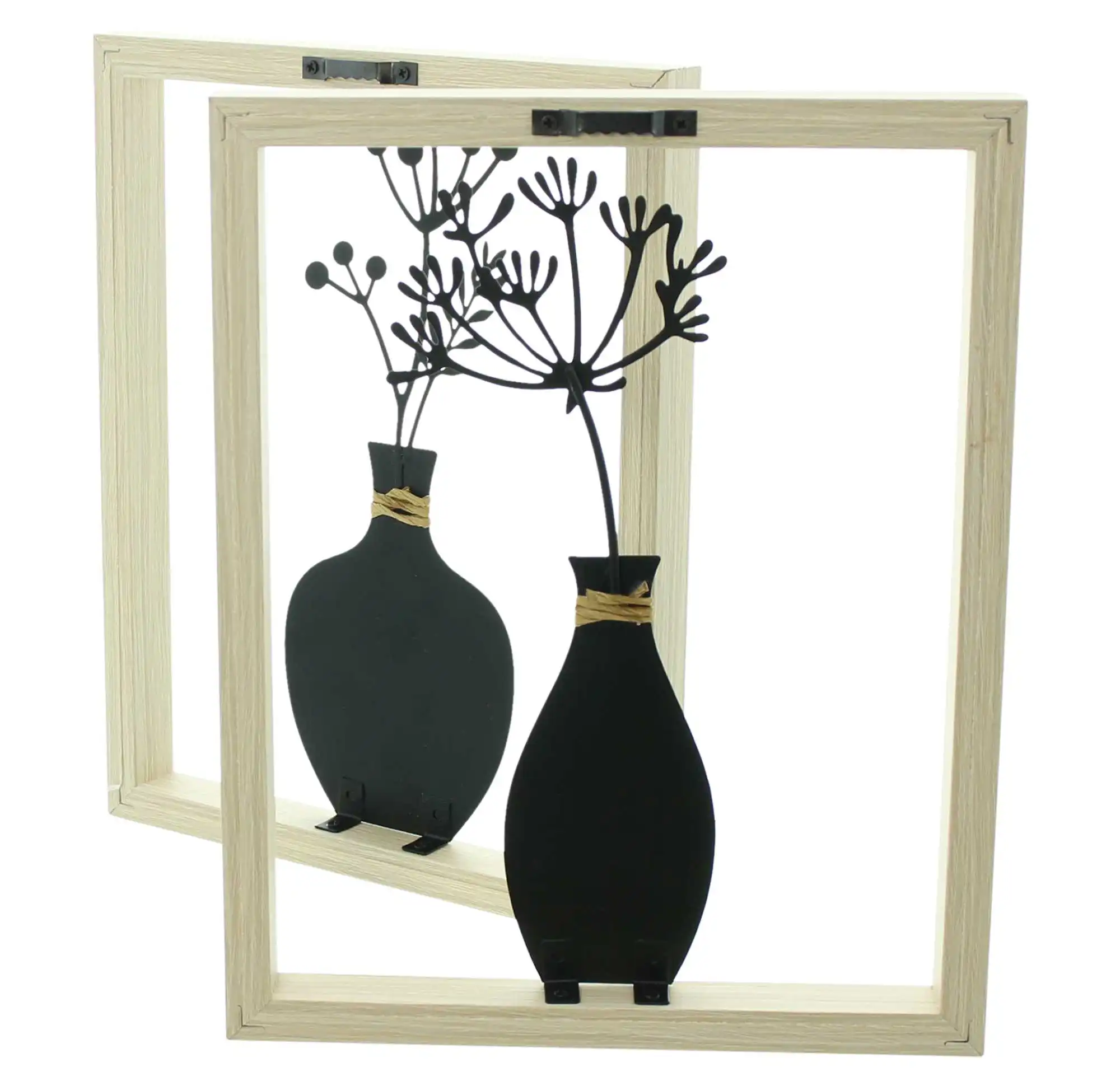 Wanddeko "Vase", 2er Set im Frank Flechtwaren Online Shop für Wanddeko kaufen Wanddeko "Vase", 2er Set im Frank Flechtwaren Online Shop für Wanddeko kaufen