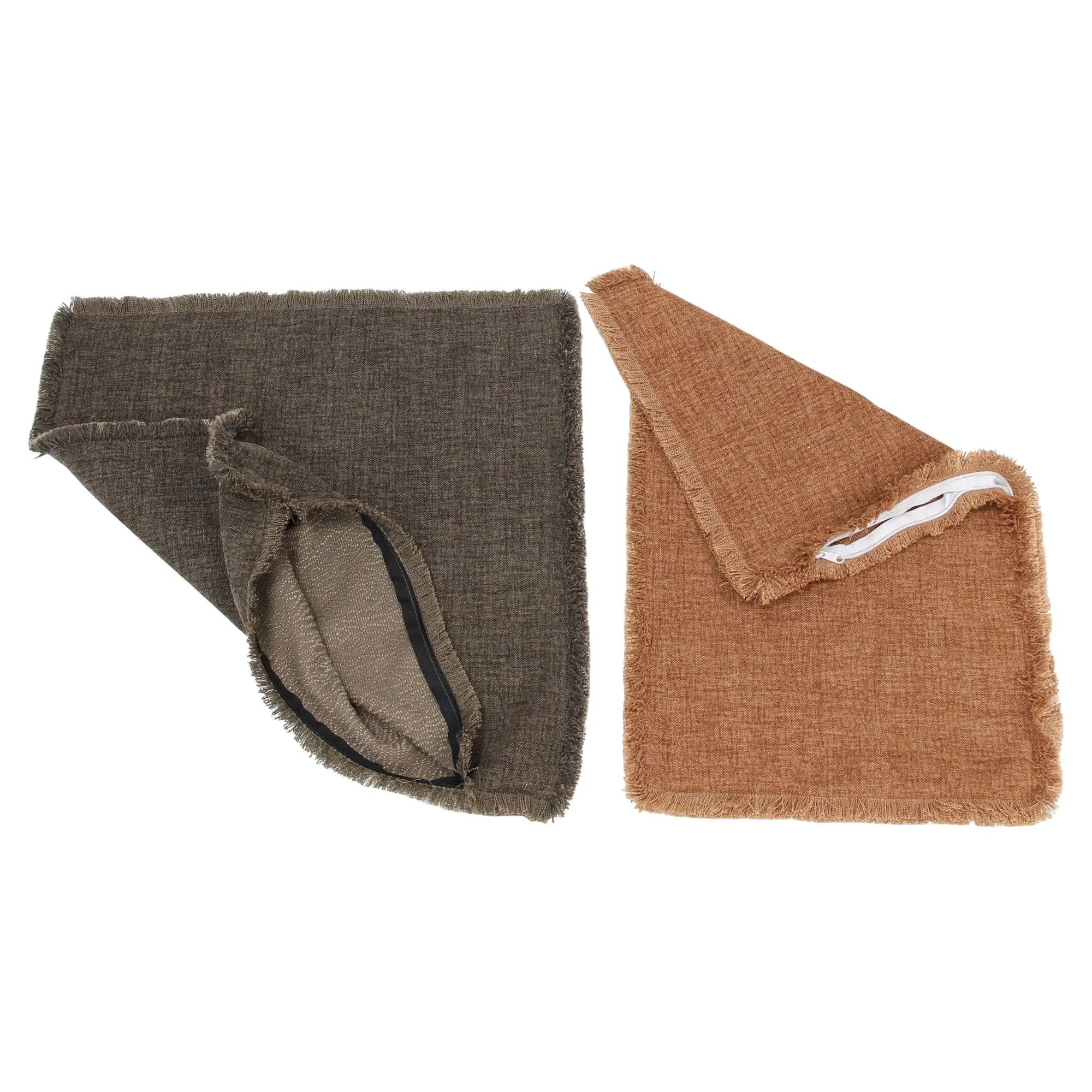 Kissenhülle "Trendy Frays", 2er Set  im Frank Flechtwaren Online Shop für Kissenhüllen kaufen
