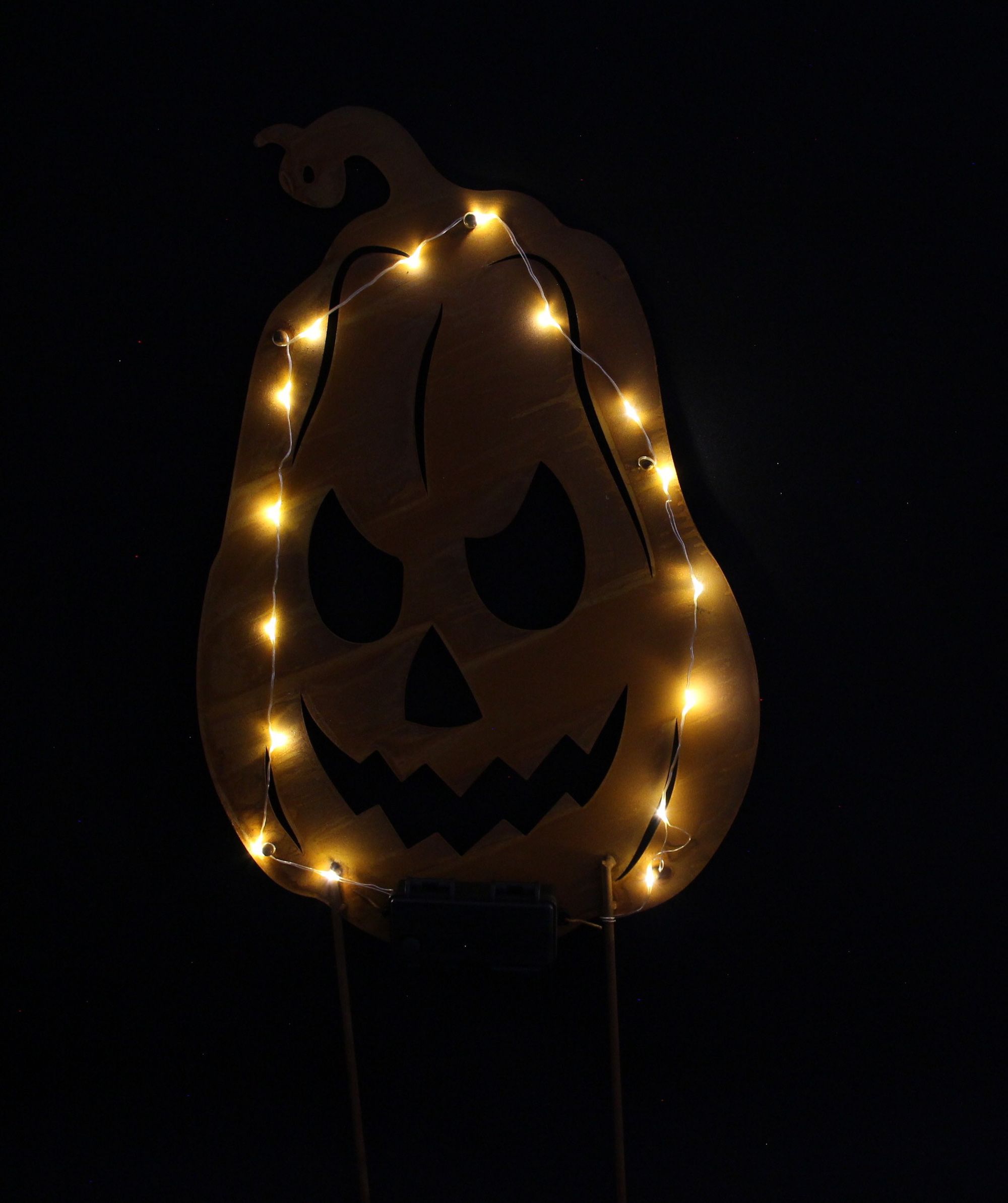 LED-Stecker "Kürbis"  im Frank Flechtwaren Online Shop für Herbst kaufen