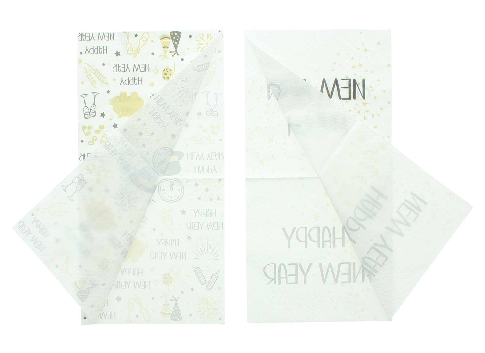 Servietten "Silvester", 40er Set  im Frank Flechtwaren Online Shop für Küche kaufen