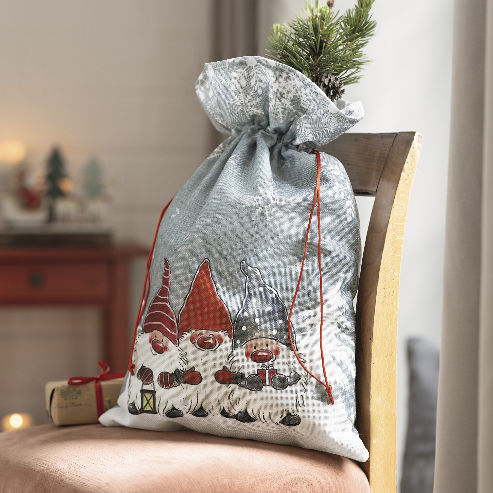 Geschenkbeutel "Winterwichtel"  im Frank Flechtwaren Online Shop kaufen