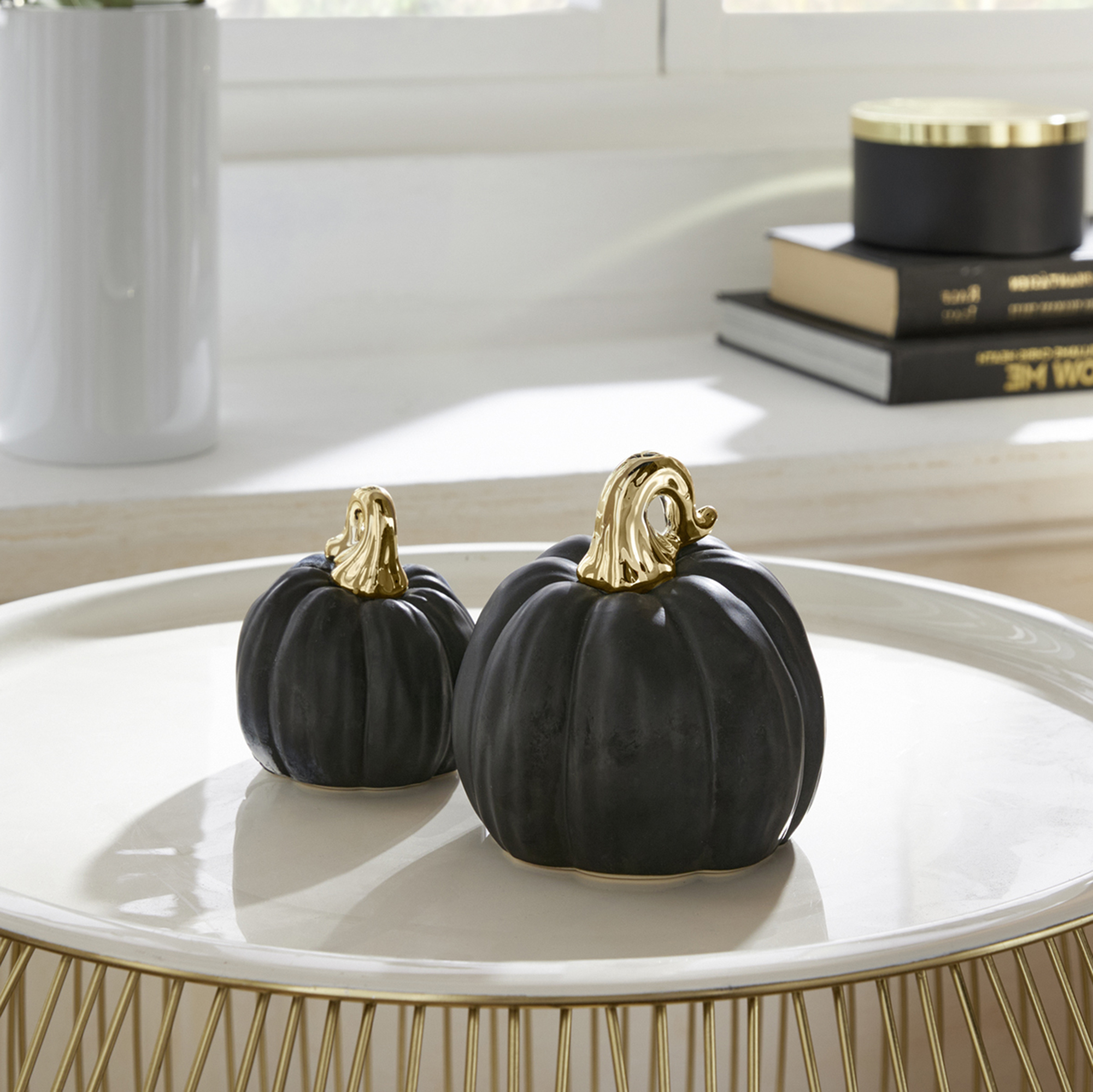 Kürbis "Black", 2er Set  im Frank Flechtwaren Online Shop für Herbst kaufen
