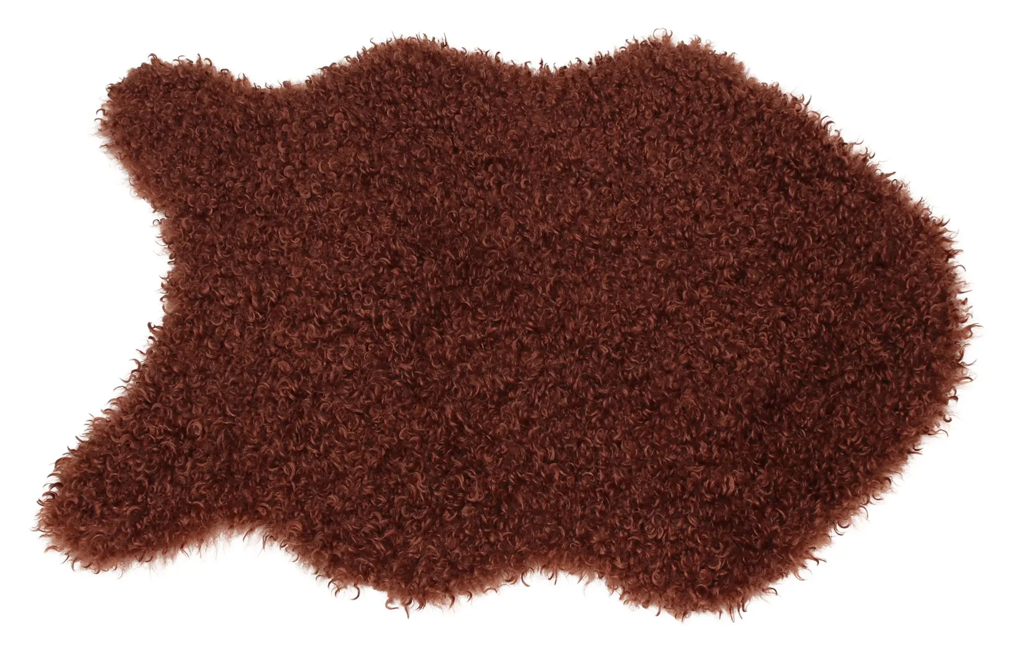 Kunstfell "Rusty Curls"  im Frank Flechtwaren Online Shop für Felle &amp; Kunstfelle kaufen