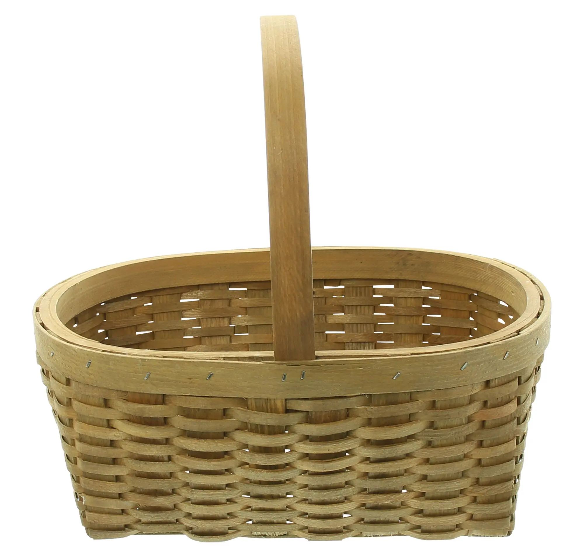 Pflanzbügelkörbchen "Holzspan"  im Frank Flechtwaren Online Shop für Pflanzkörbe kaufen