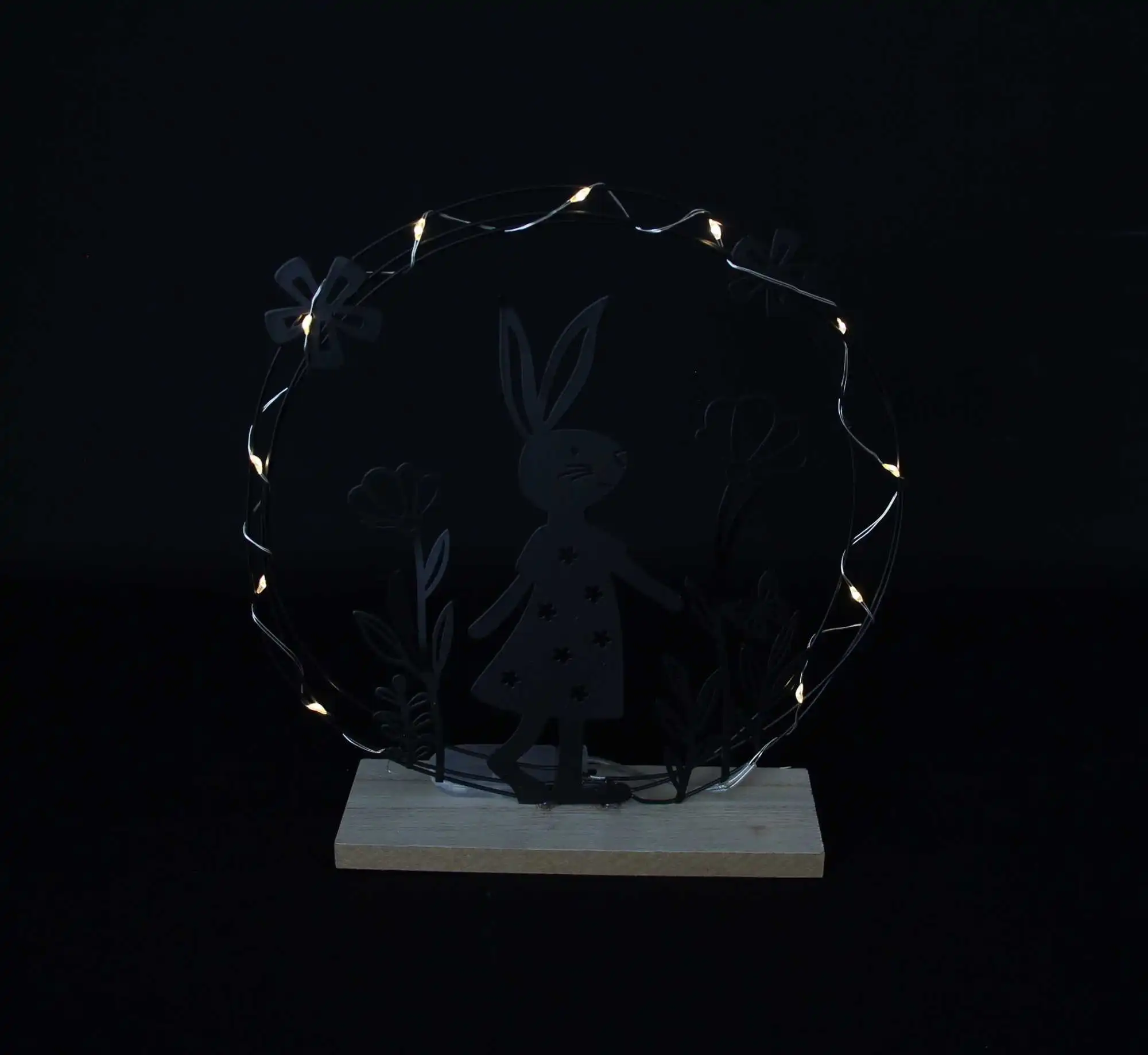 LED-Ring "Häschen mit Blumen" im Frank Flechtwaren Online Shop für Ostern kaufen LED-Ring "Häschen mit Blumen" im Frank Flechtwaren Online Shop für Ostern kaufen