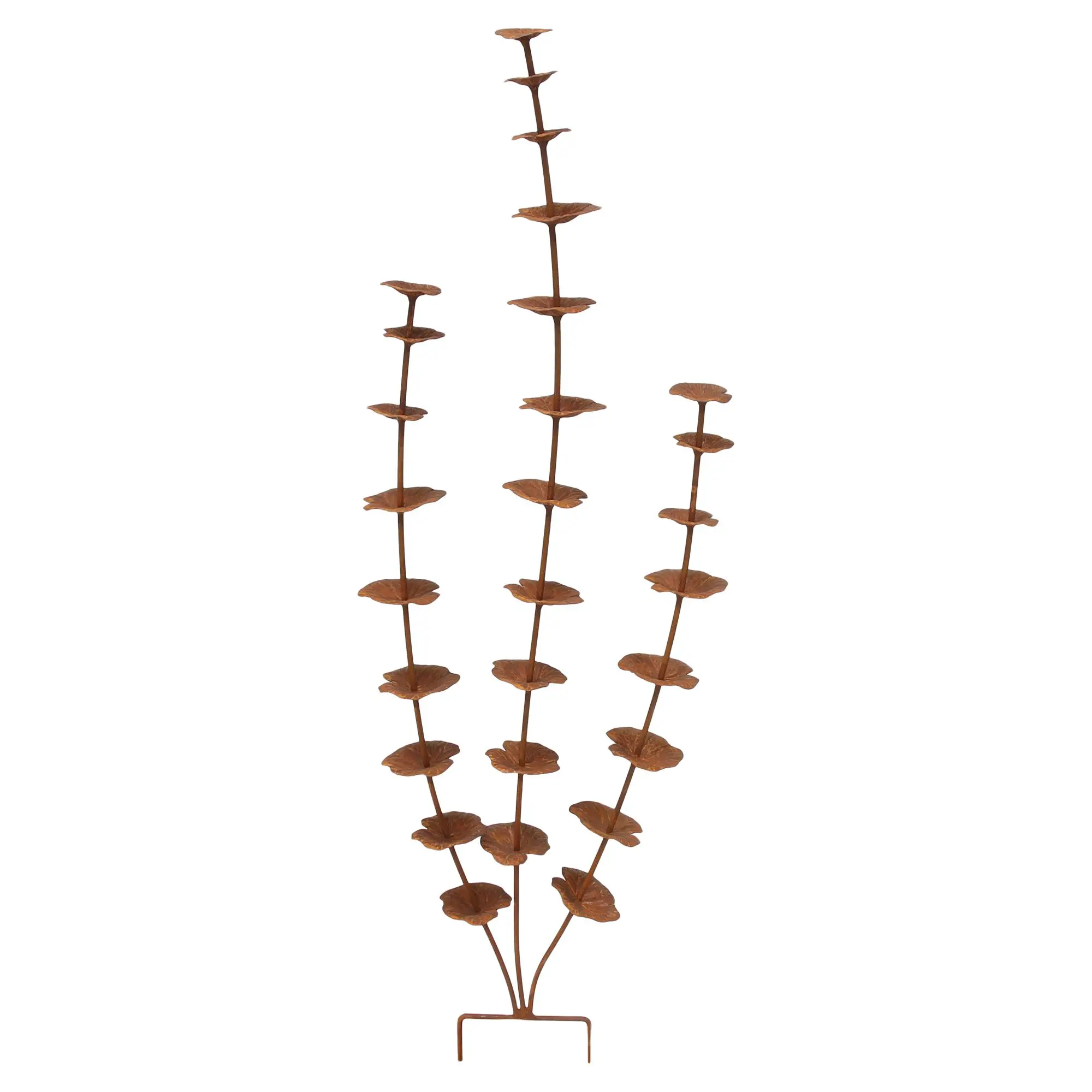 Gartenstecker "Blütenstauden"  im Frank Flechtwaren Online Shop für Rostdeko für Ihren Garten kaufen