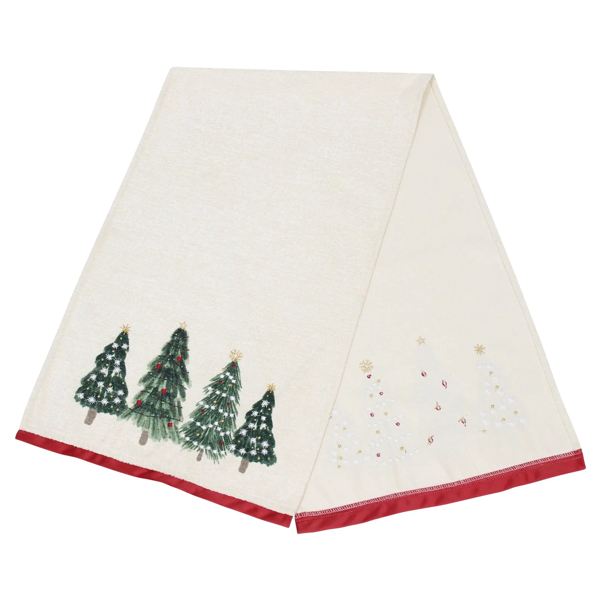 Tischläufer "Weihnachtswäldchen"  im Frank Flechtwaren Online Shop für Weihnachtliche Tischwäsche kaufen