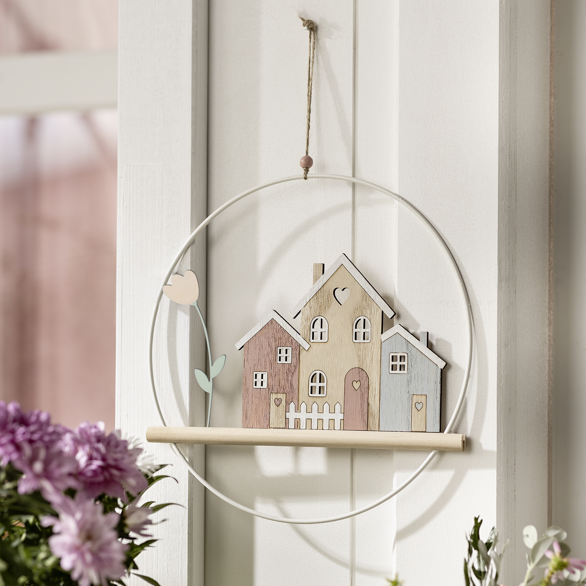 Dekoring "Häuser"  im Frank Flechtwaren Online Shop kaufen