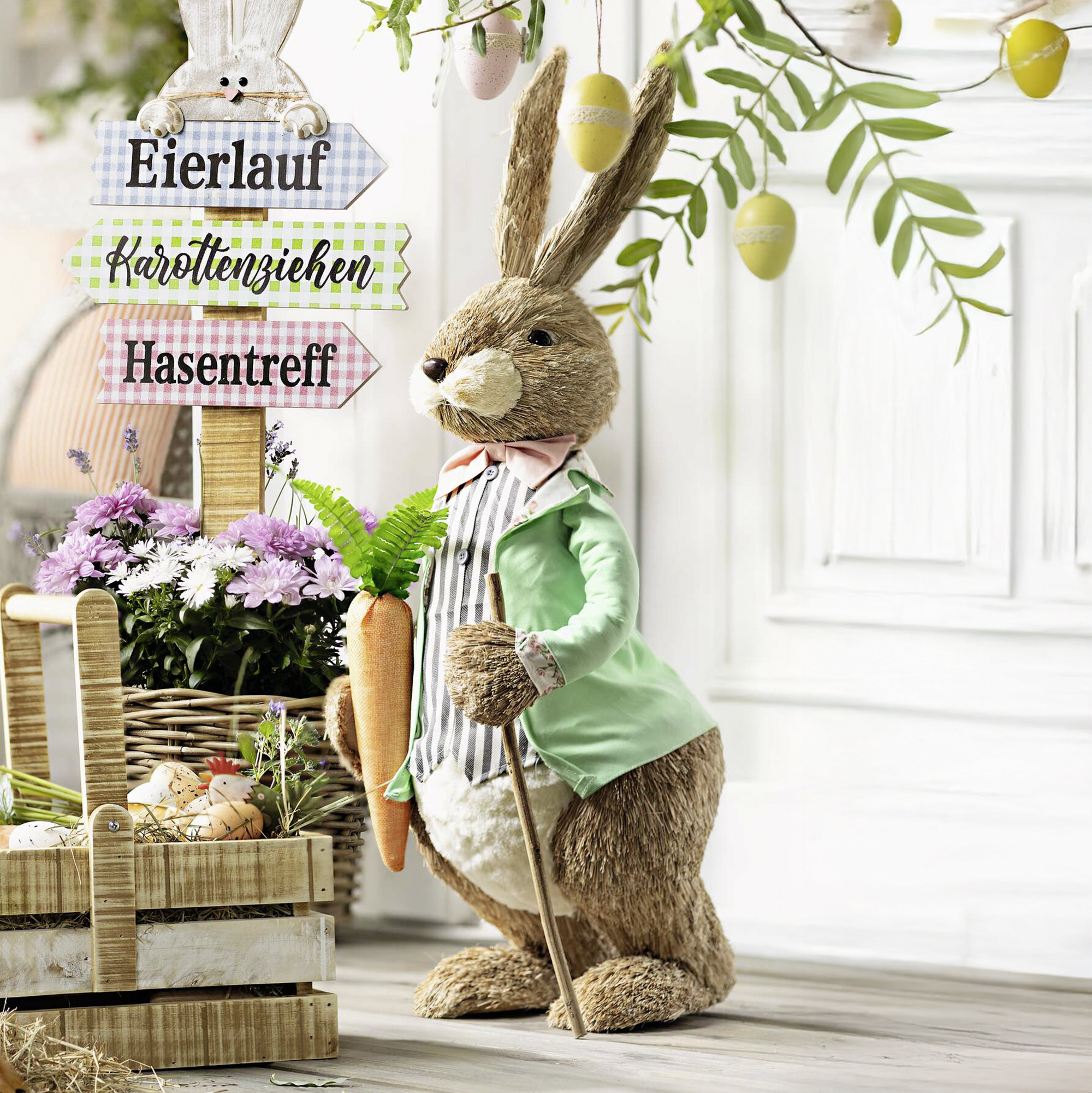 Figur "Herr Hase"  im Frank Flechtwaren Online Shop kaufen