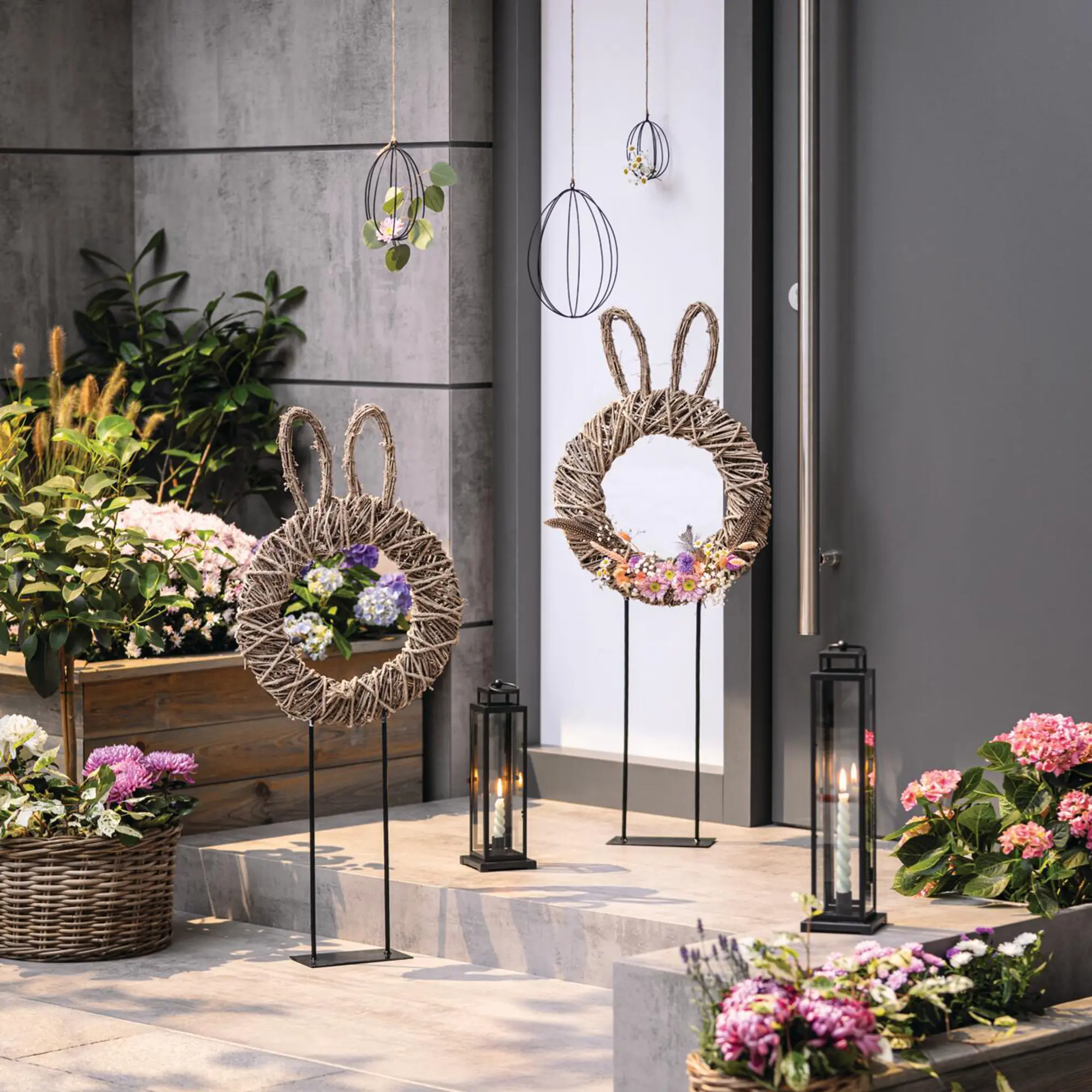 Osterdeko "Hasenöhrchen"  im Frank Flechtwaren Online Shop kaufen