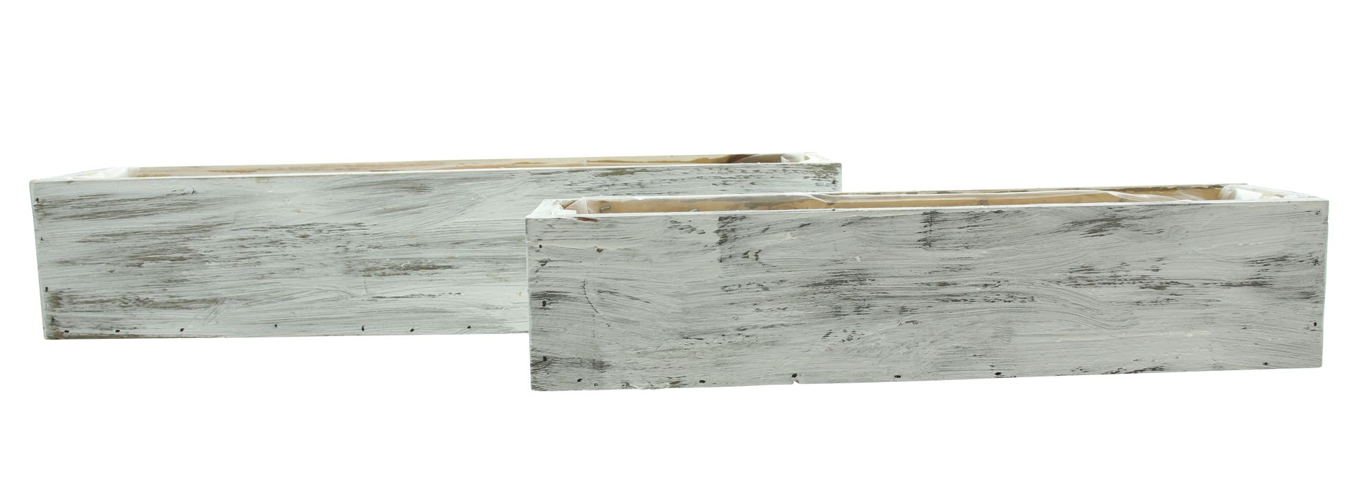 Pflanzer "Shabby-White", 2er Set im Frank Flechtwaren Online Shop für Ostern kaufen Pflanzer "Shabby-White", 2er Set im Frank Flechtwaren Online Shop für Ostern kaufen
