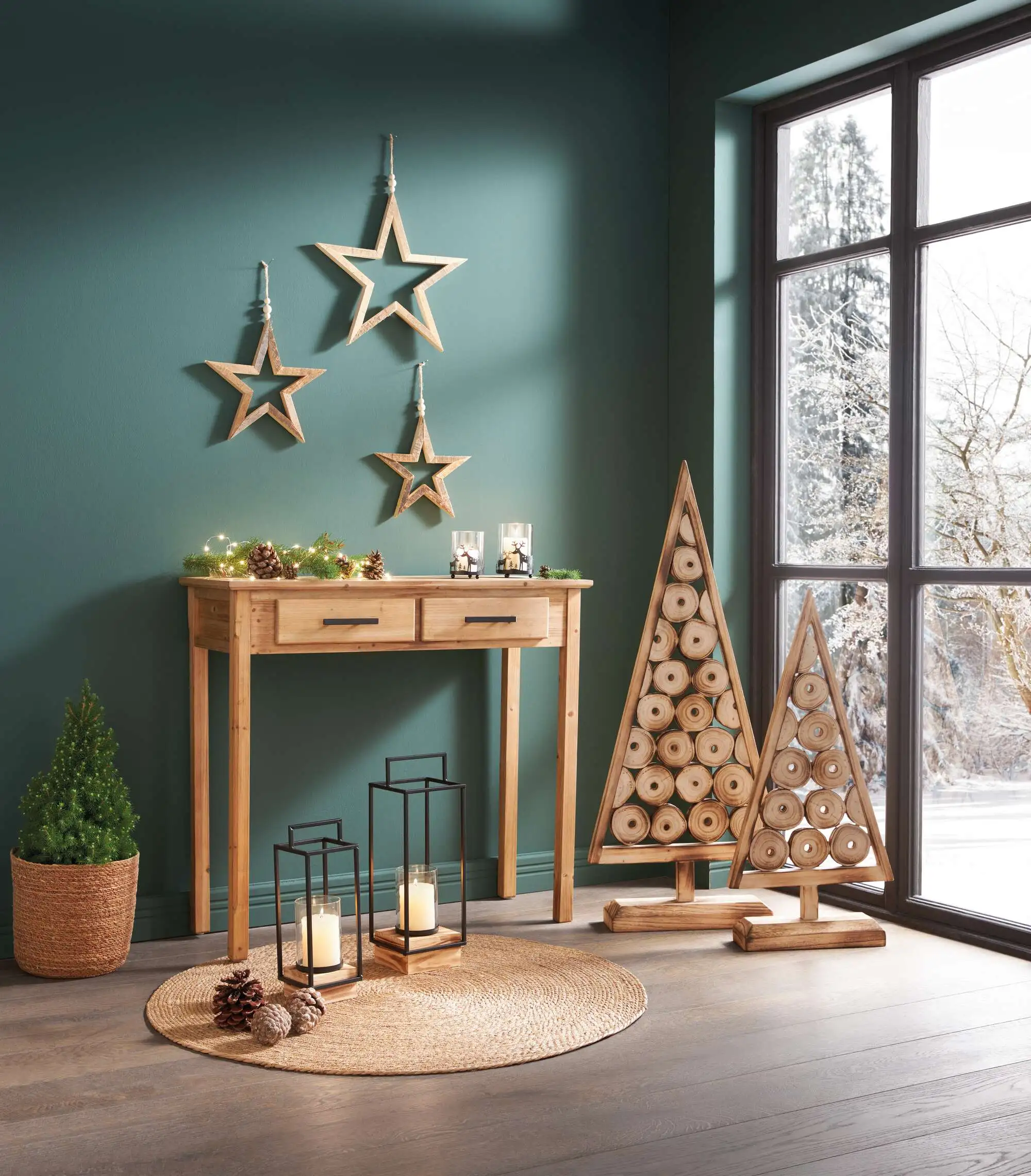 Holzdeko "Tannenbaum", 2er Set im Frank Flechtwaren Online Shop für Tannenbäume kaufen Holzdeko "Tannenbaum", 2er Set im Frank Flechtwaren Online Shop für Tannenbäume kaufen