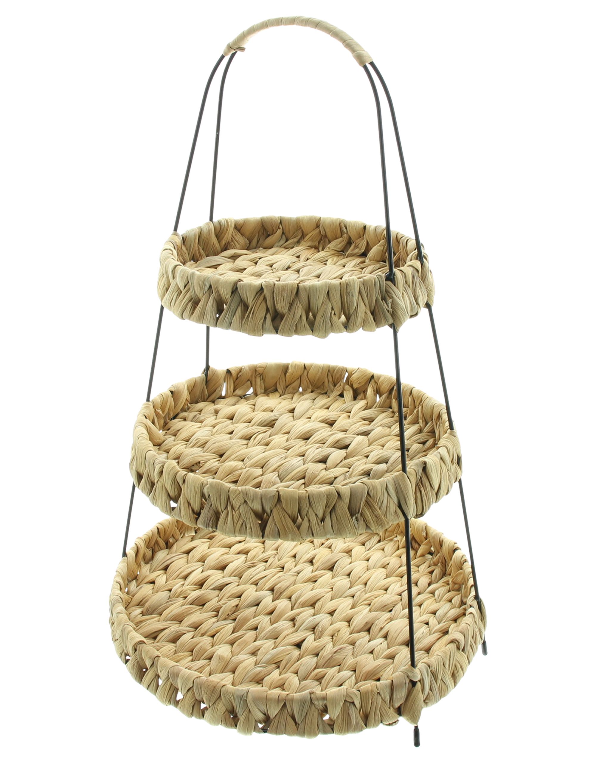 Etagere "Wasserhyazinthe" im Frank Flechtwaren Online Shop für Herbst kaufen Etagere "Wasserhyazinthe" im Frank Flechtwaren Online Shop für Herbst kaufen