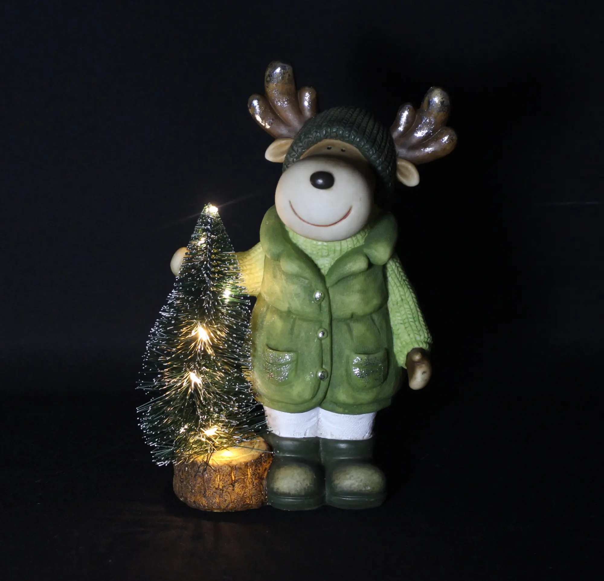 LED-Elch "Tannenbaum" im Frank Flechtwaren Online Shop für Dekofiguren kaufen LED-Elch "Tannenbaum" im Frank Flechtwaren Online Shop für Dekofiguren kaufen