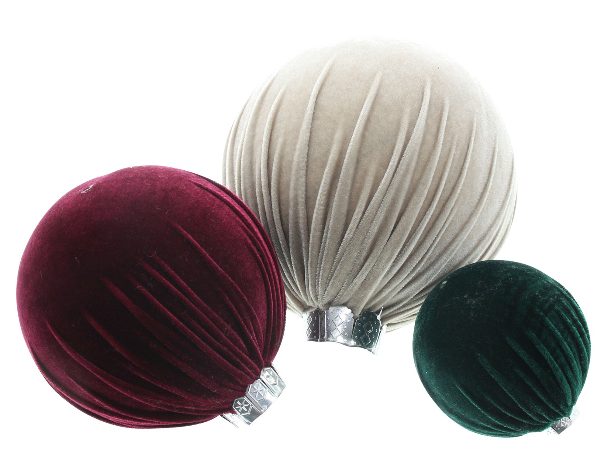 Deko-Kugel "Eleganz", 3er Set  im Frank Flechtwaren Online Shop für Nostalgische Weihnachten kaufen