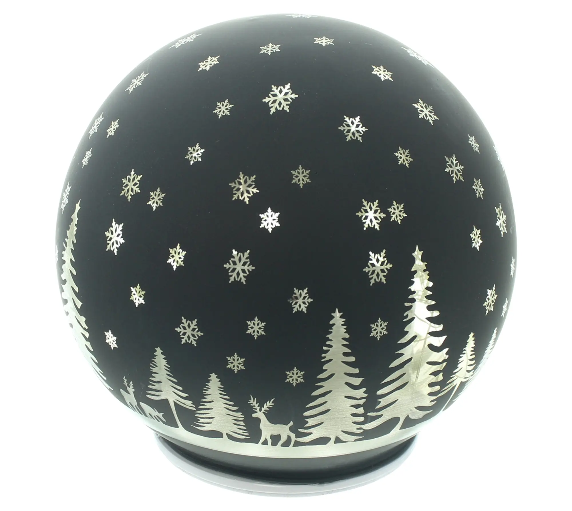 LED-Kugel "Winternacht"  im Frank Flechtwaren Online Shop für LED-Deko kaufen