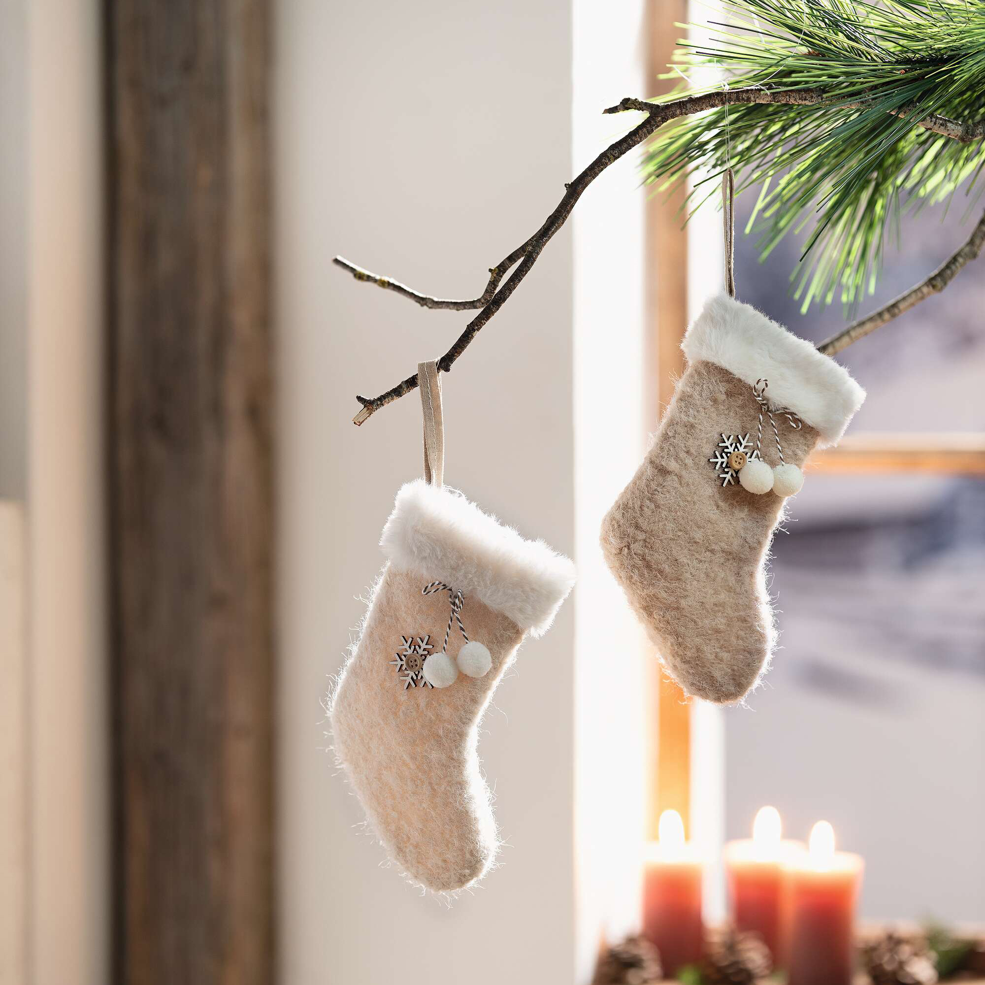 Hänger "Kuschelsocke", 2er Set  im Frank Flechtwaren Online Shop kaufen