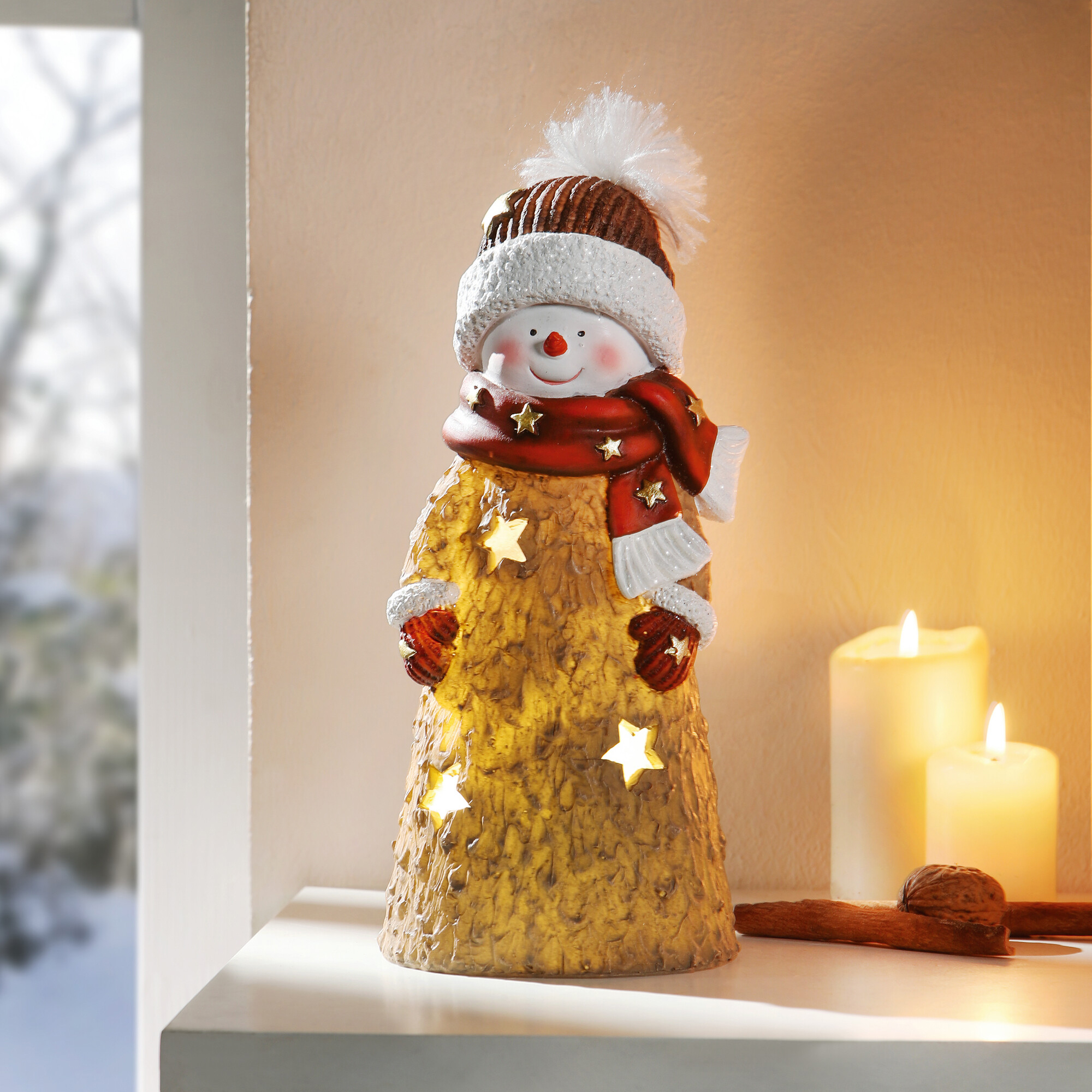 LED-Schneemann "Winterzeit" im Frank Flechtwaren Online Shop für Weihnachten kaufen LED-Schneemann "Winterzeit" im Frank Flechtwaren Online Shop für Weihnachten kaufen