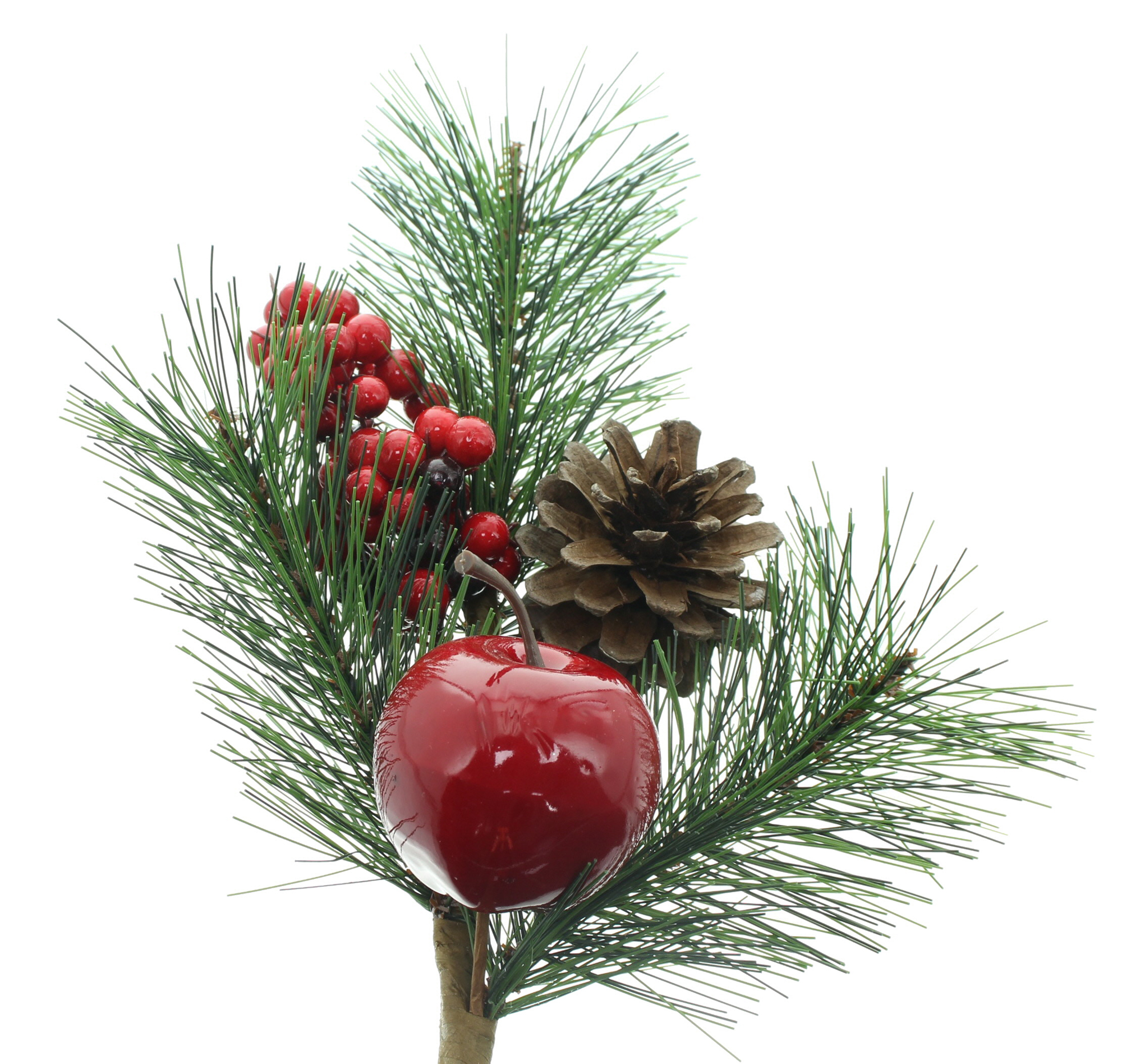 Kiefernzweig "Weihnachten"  im Frank Flechtwaren Online Shop für Weihnachten kaufen