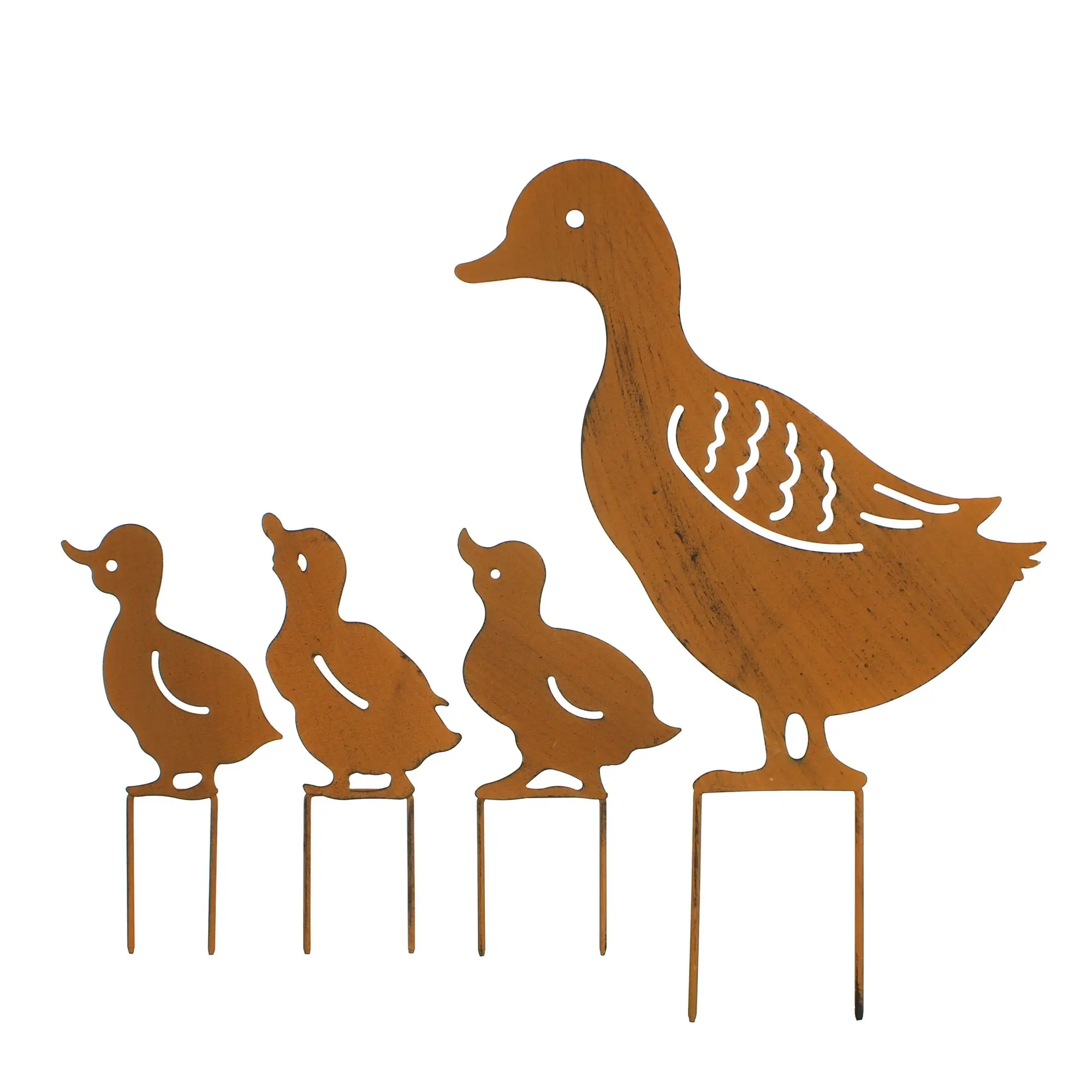Gartenstecker "Entenfamilie", 4er Set im Frank Flechtwaren Online Shop für Ostern kaufen Gartenstecker "Entenfamilie", 4er Set im Frank Flechtwaren Online Shop für Ostern kaufen